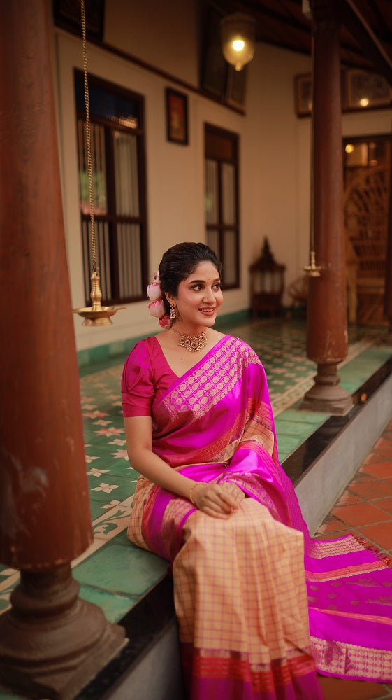Exclusive Revival Kutrala Kuravanji Silk Kanchivaram Saree
