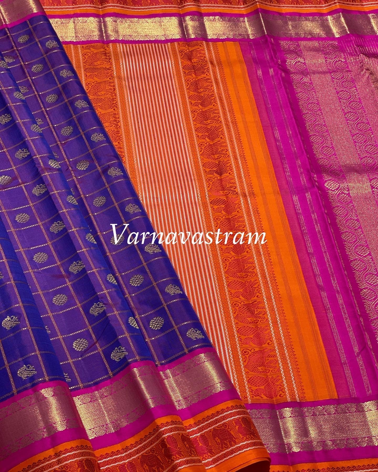 Masterpiece Exclusive RettaiKorvai Kanchivaram Silk Saree