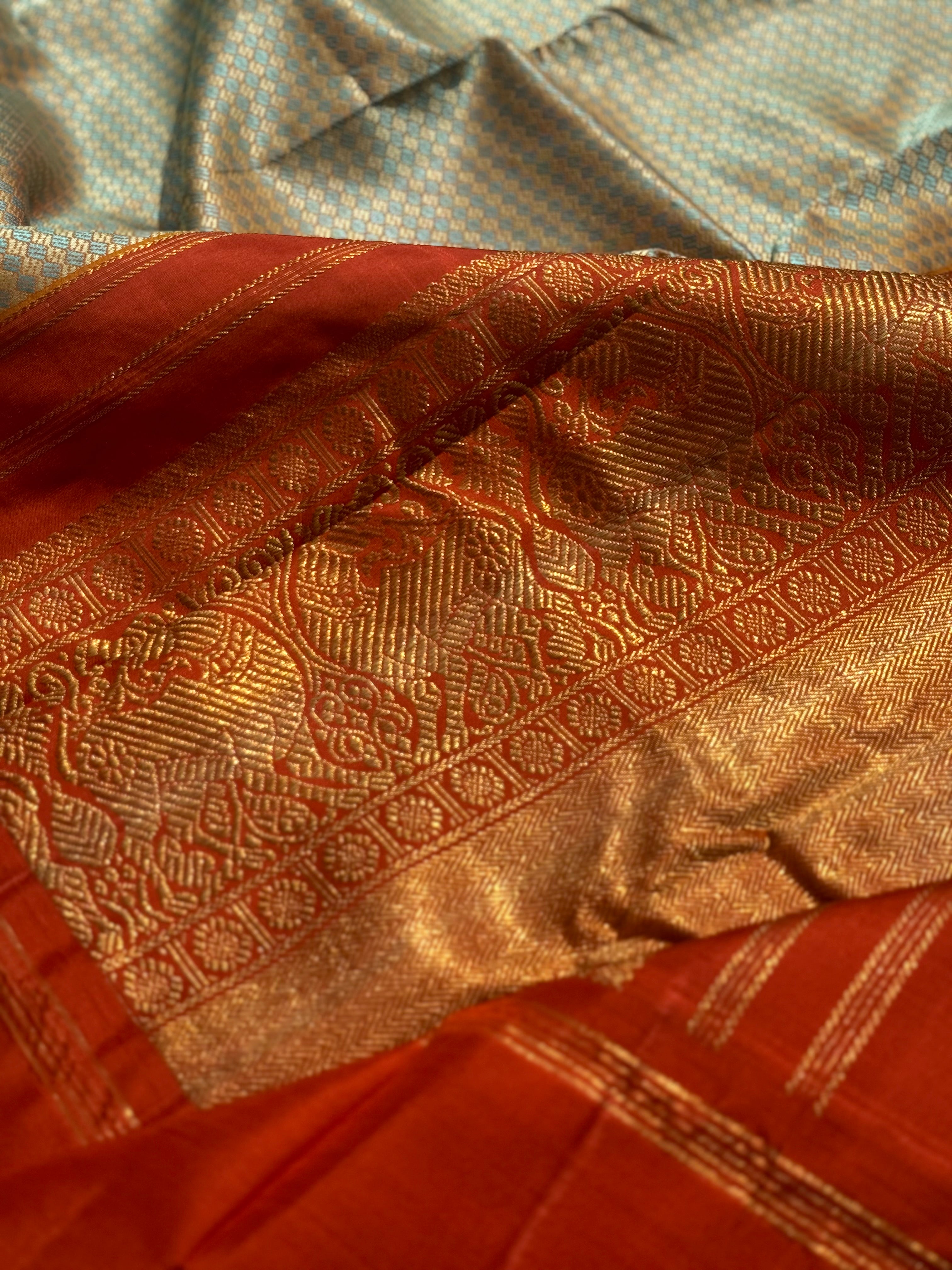 A stunner Masterpiece Paimadi kanchivaram korvai silk saree