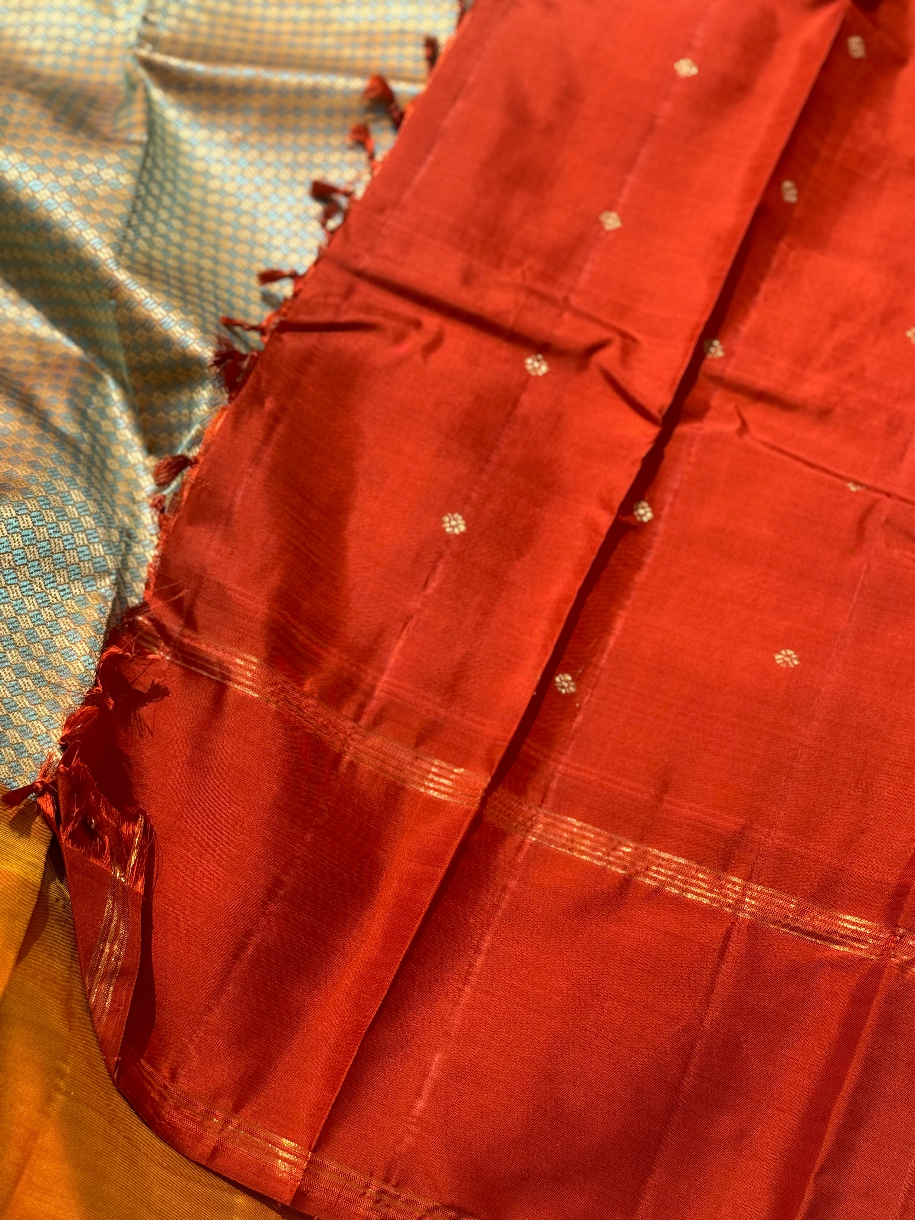 A stunner Masterpiece Paimadi kanchivaram korvai silk saree