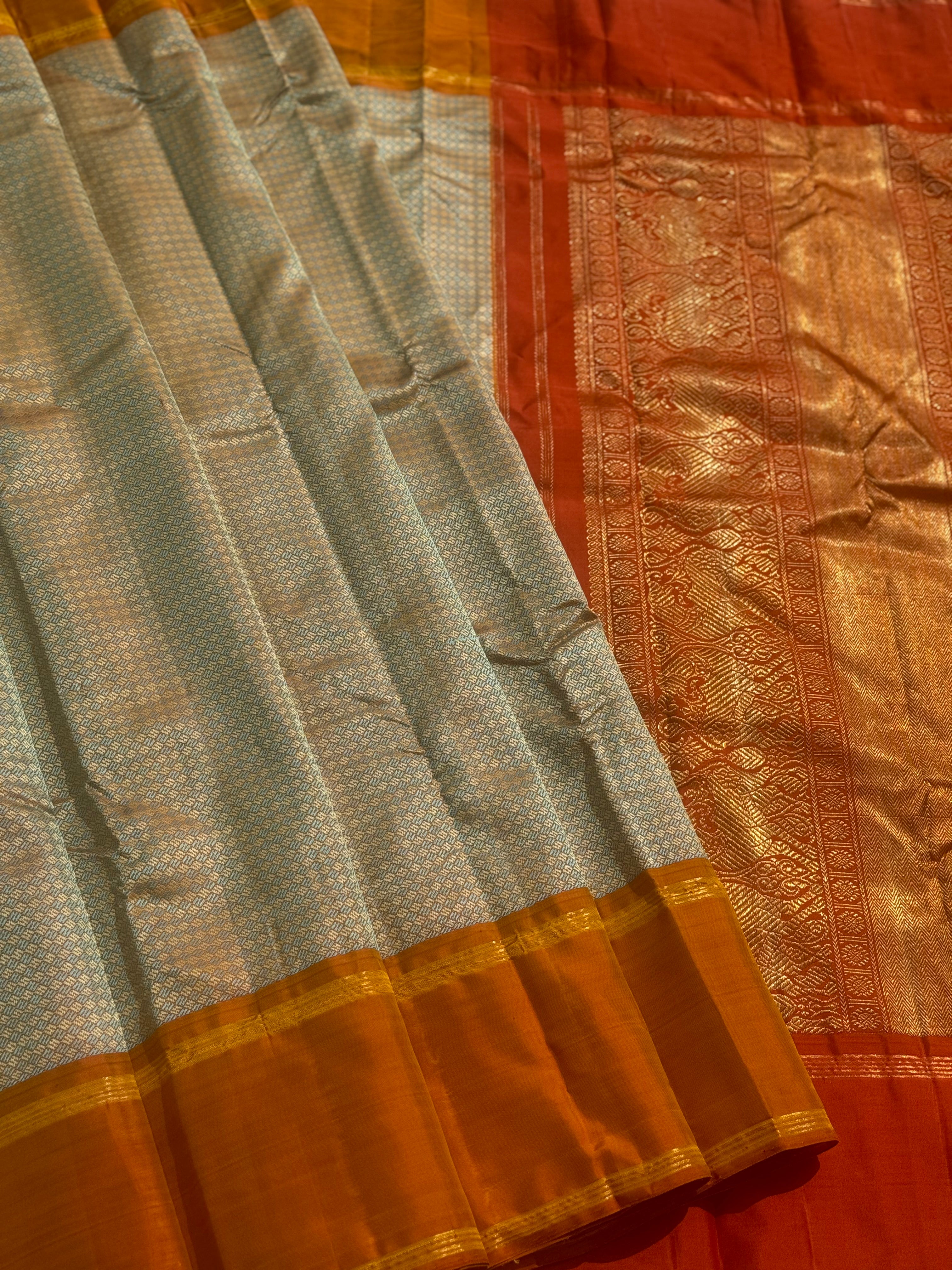 A stunner Masterpiece Paimadi kanchivaram korvai silk saree