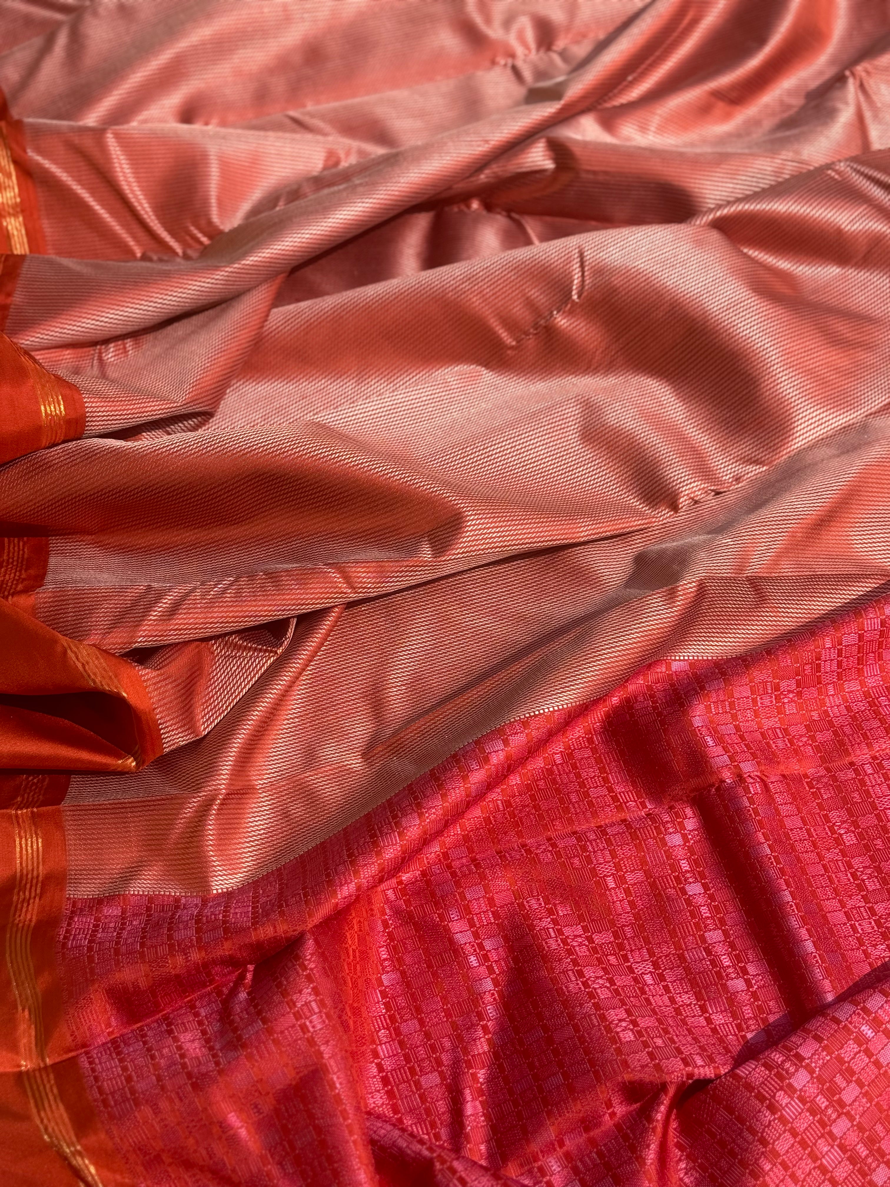 A stunner Masterpiece 108 motifs Adai kanchivaram woven silk saree