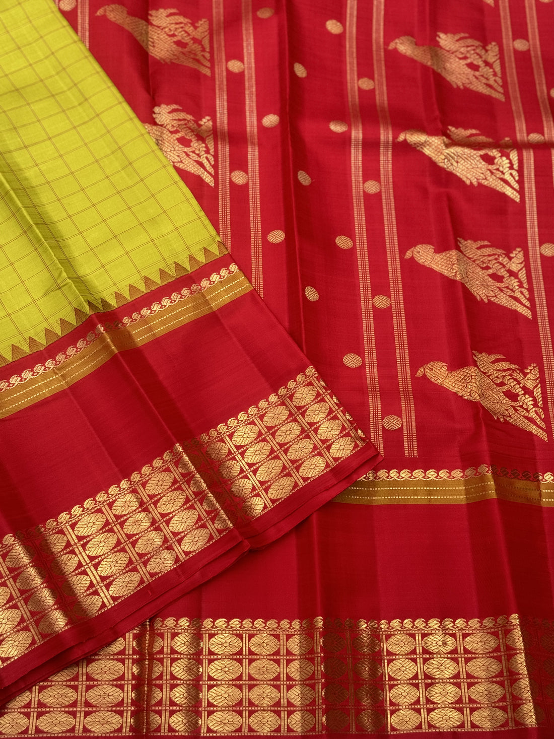 A Masterpiece Revival Kalakshetra kanchivaram korvai silk saree