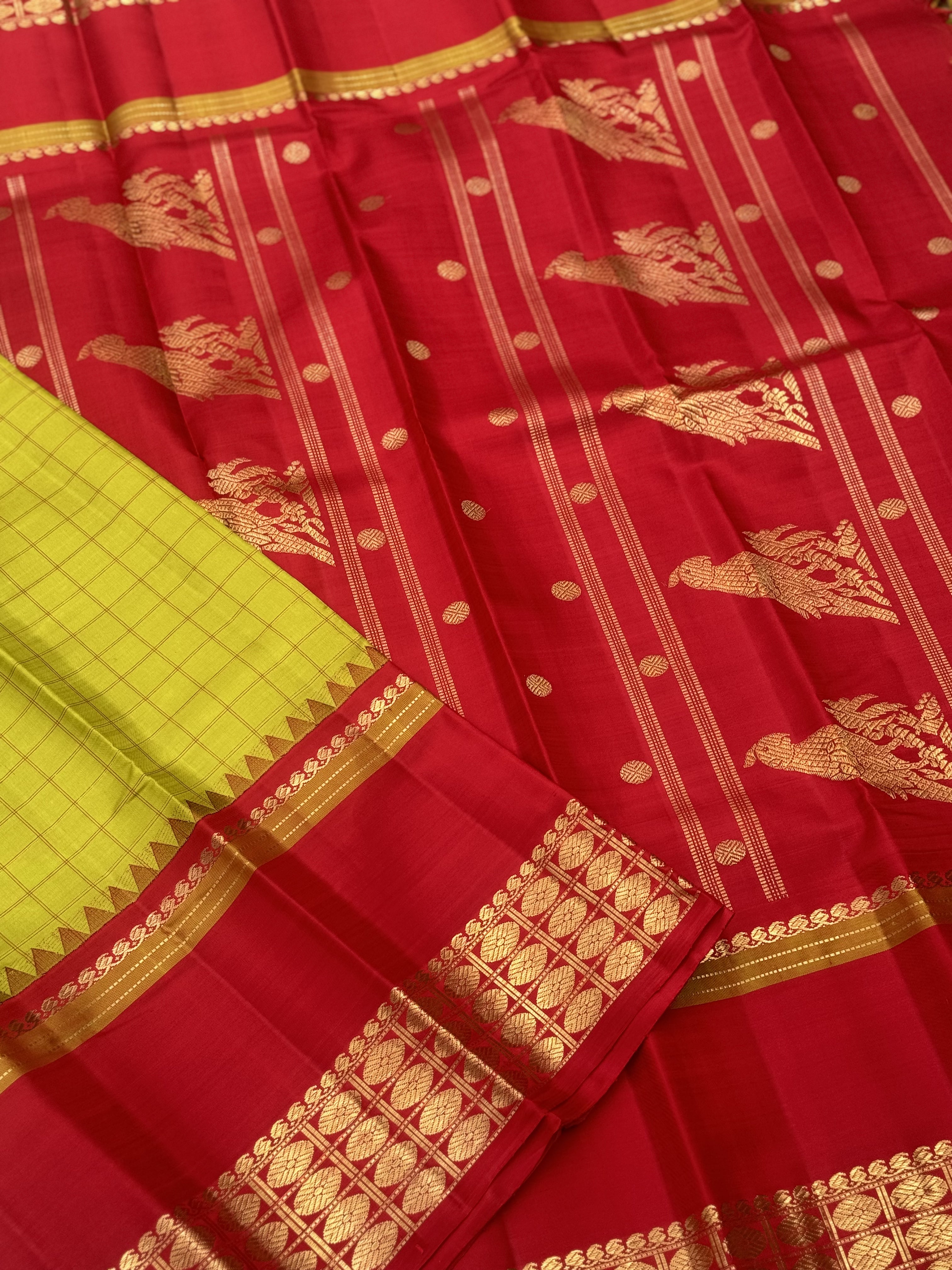 A Masterpiece Revival Kalakshetra kanchivaram korvai silk saree