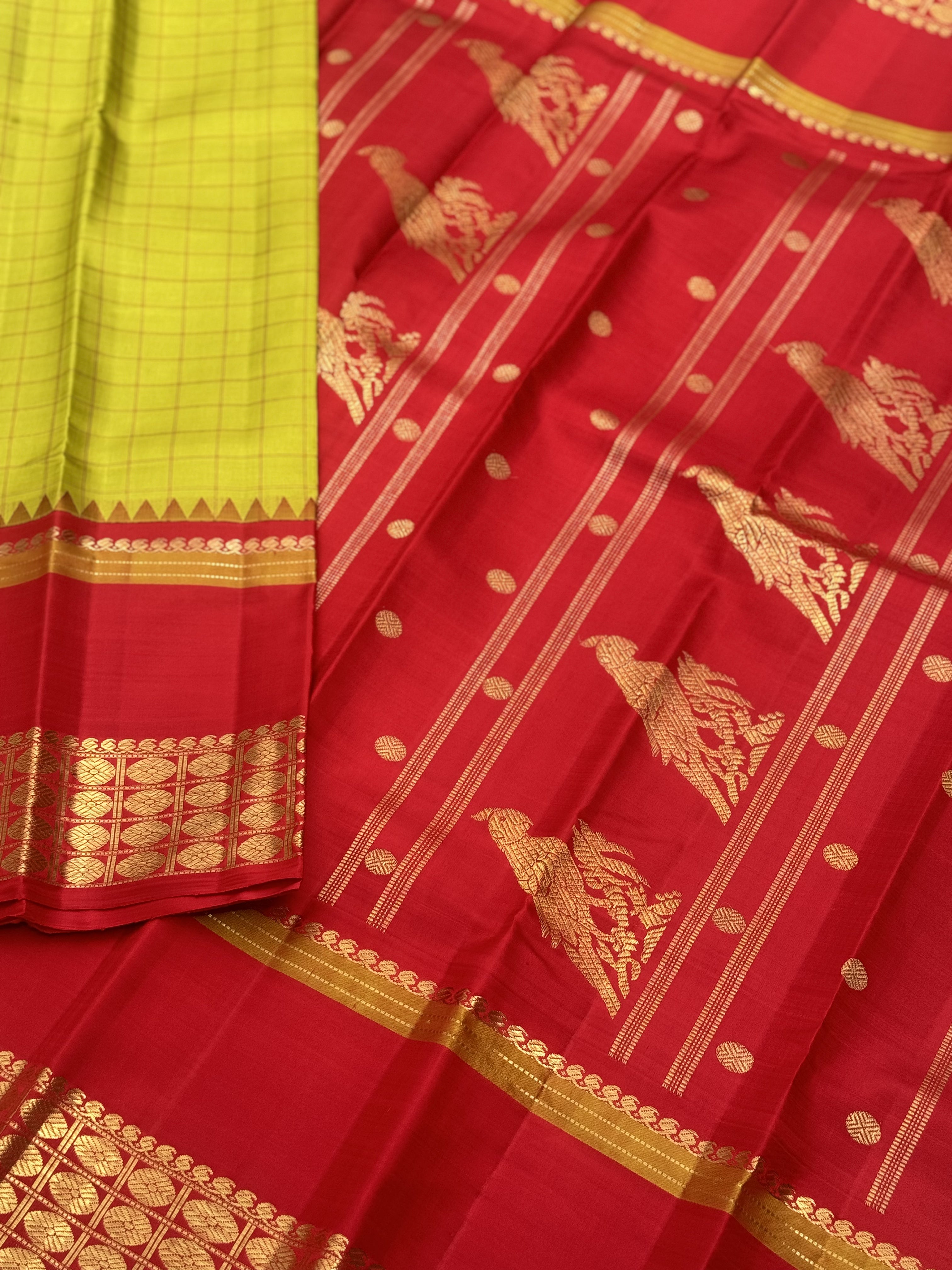 A Masterpiece Revival Kalakshetra kanchivaram korvai silk saree
