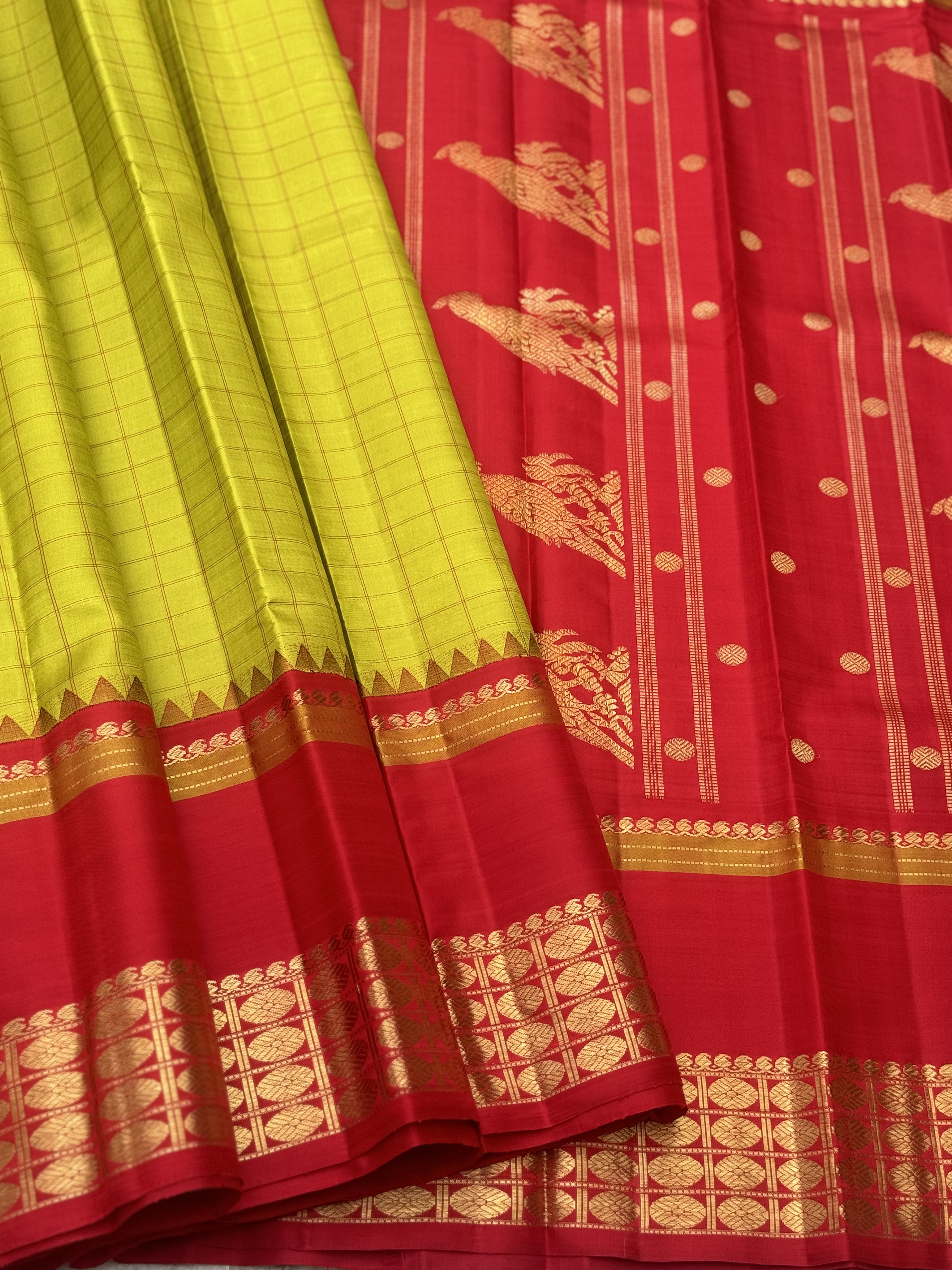A Masterpiece Revival Kalakshetra kanchivaram korvai silk saree