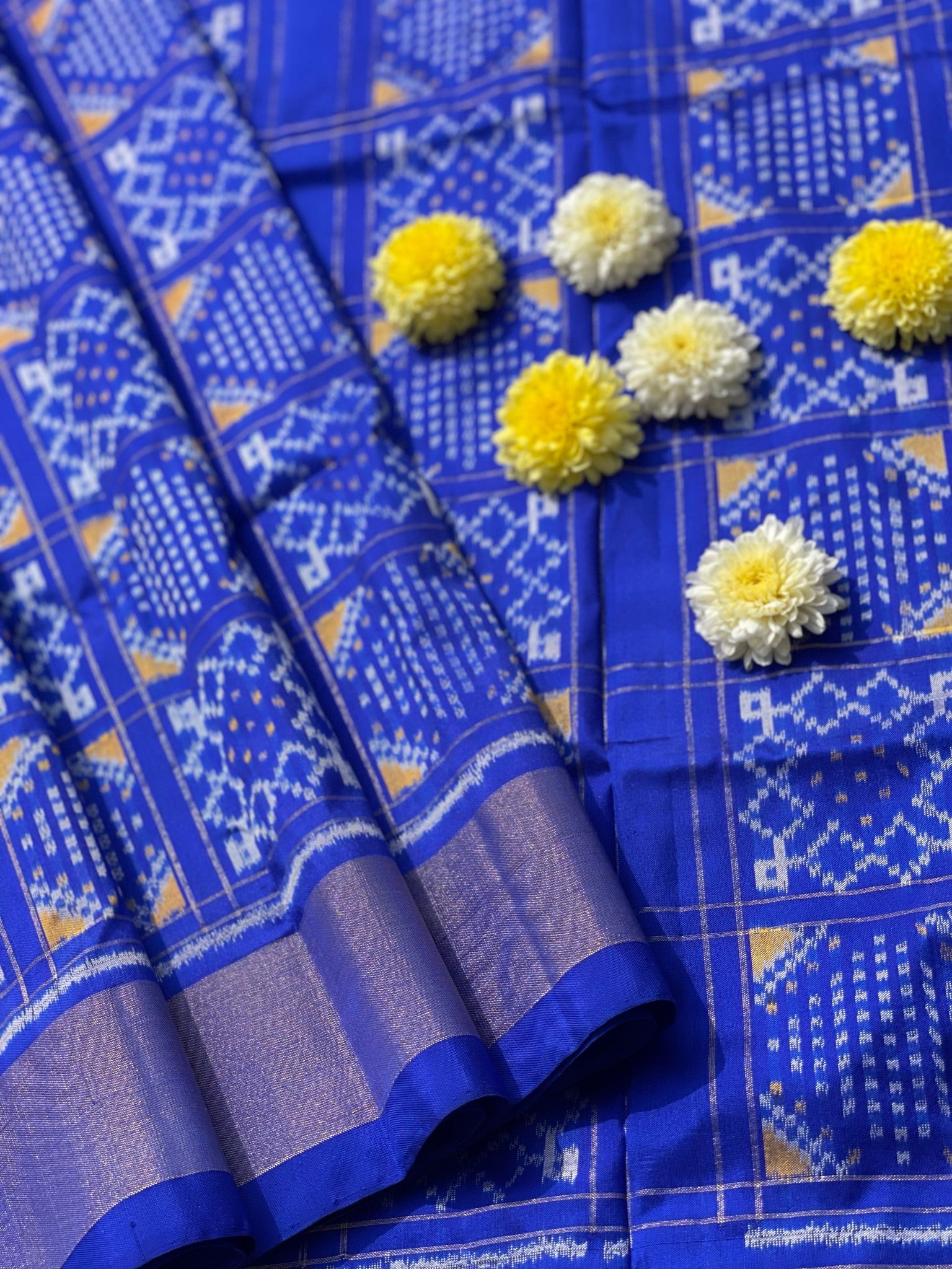 Revival Vintage Silk Ikkat On Premium Mulberry Silk Saree
