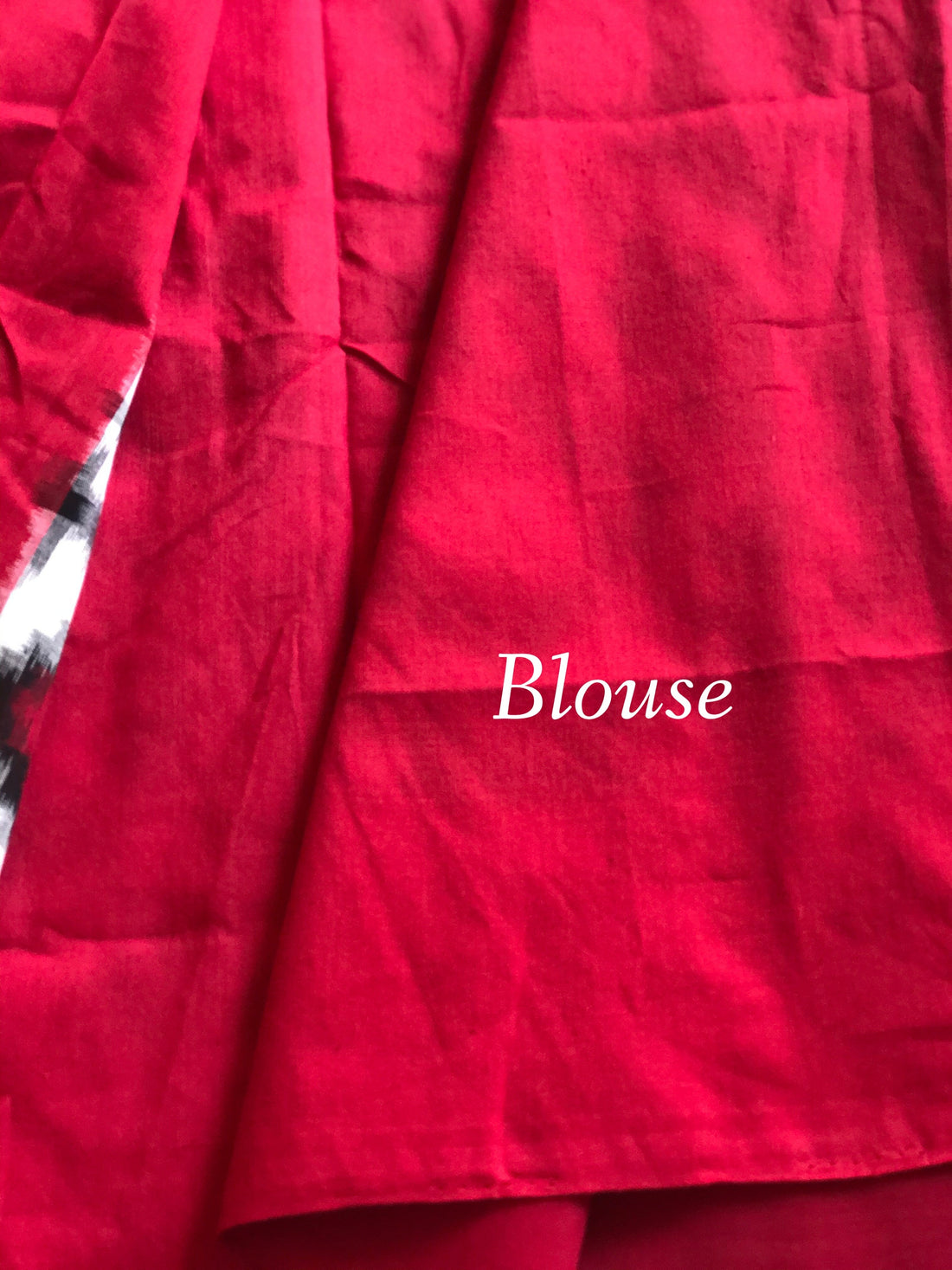 2 Motifs Double Ikkat Telia Rumal inspired cotton Saree,