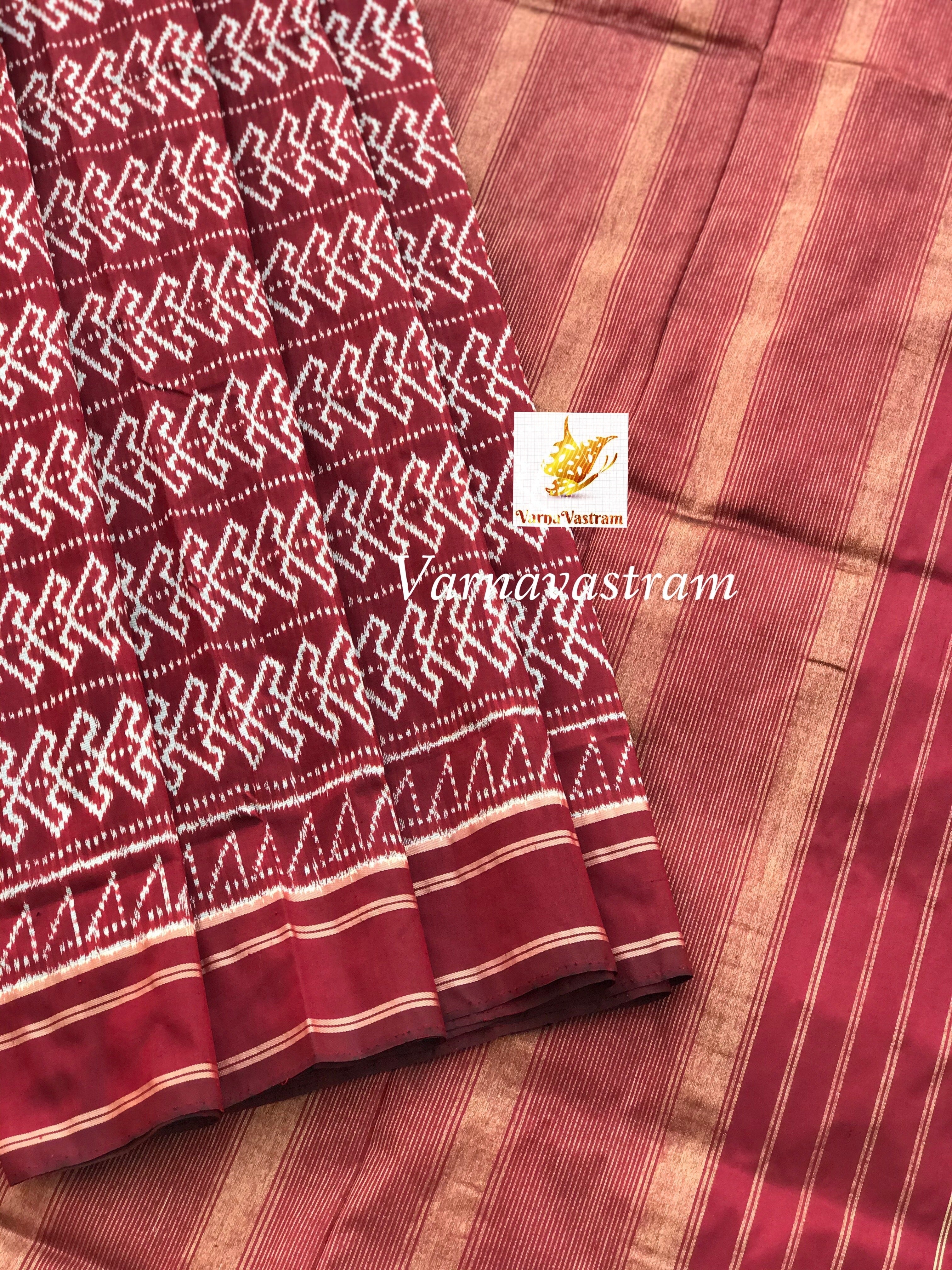 Premium Exclusive Contemporary Silk Ikkat Saree