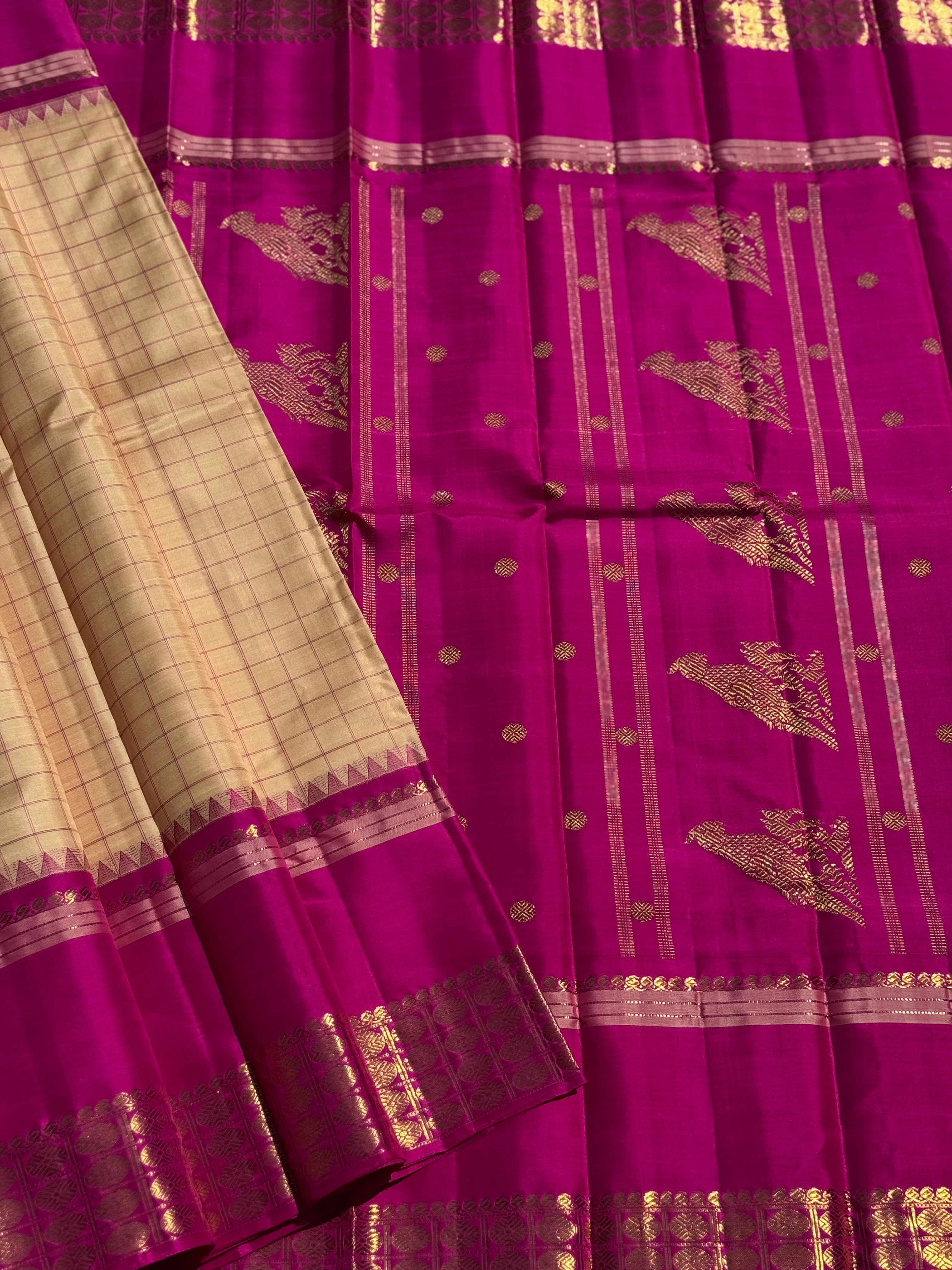 A Masterpiece Revival Kalakshetra kanchivaram korvai silk saree
