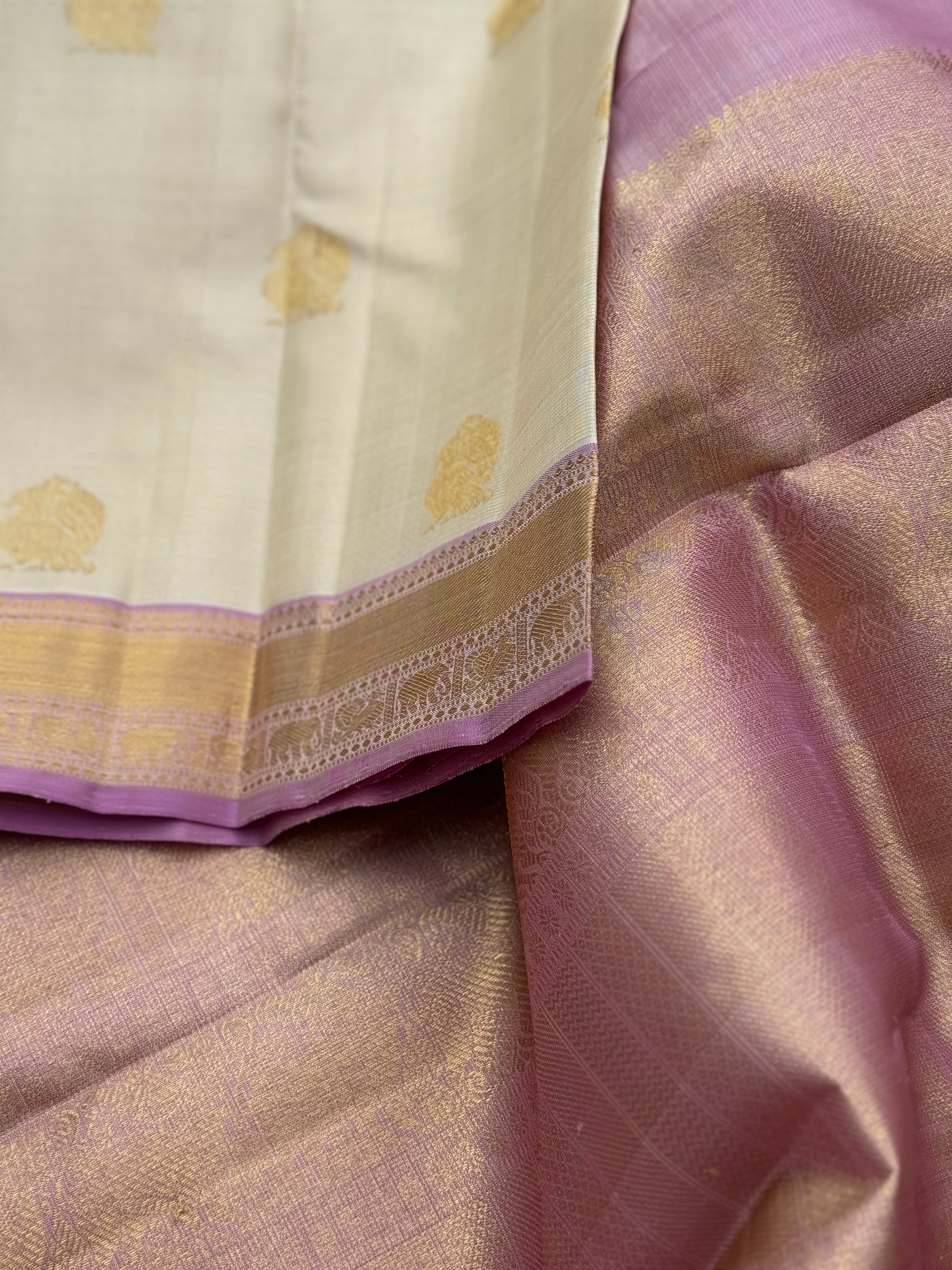 Heirloom Vairaoosi Pure Handwoven Silk Kanchivaram Saree
