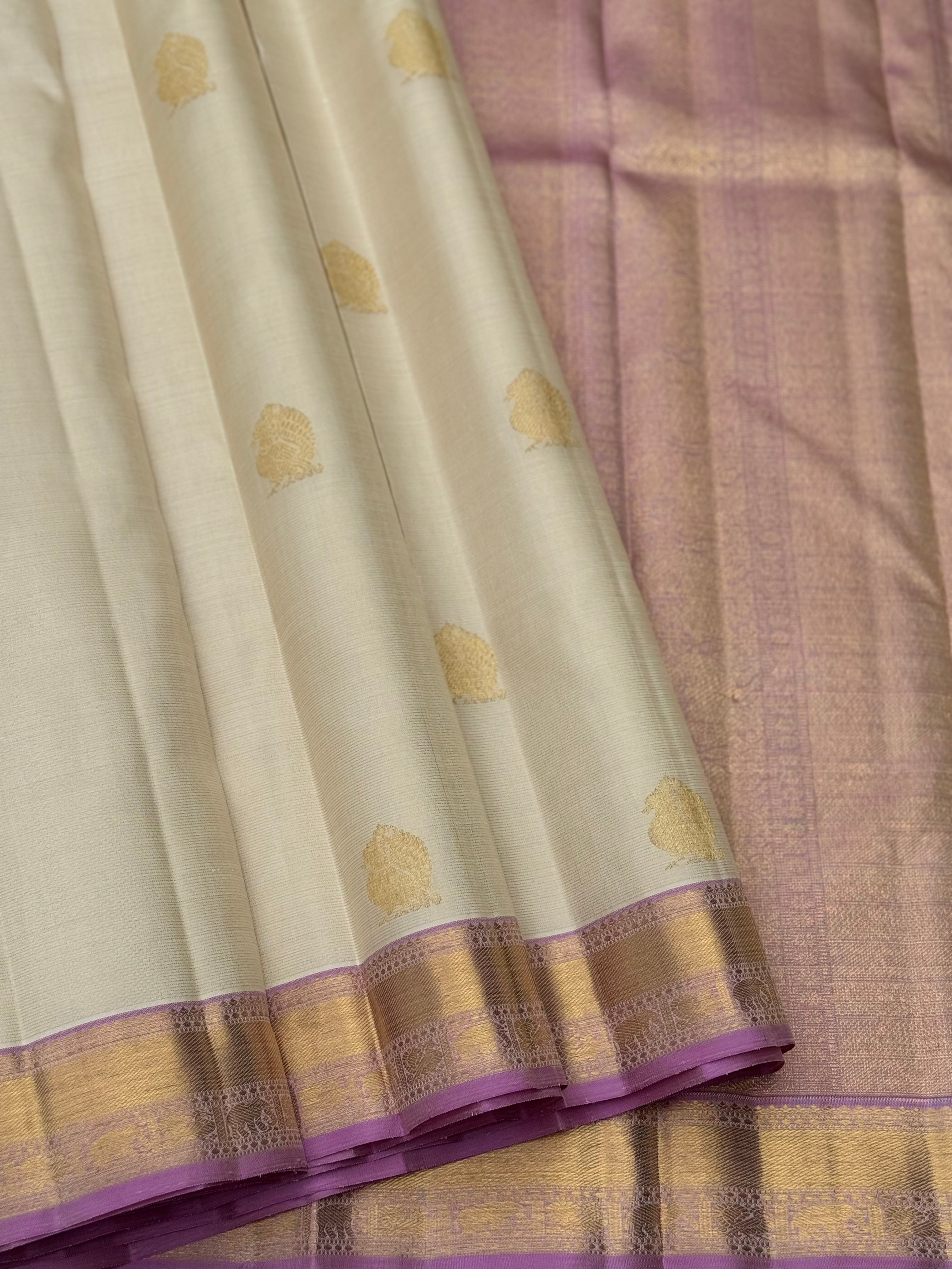 Heirloom Vairaoosi Pure Handwoven Silk Kanchivaram Saree