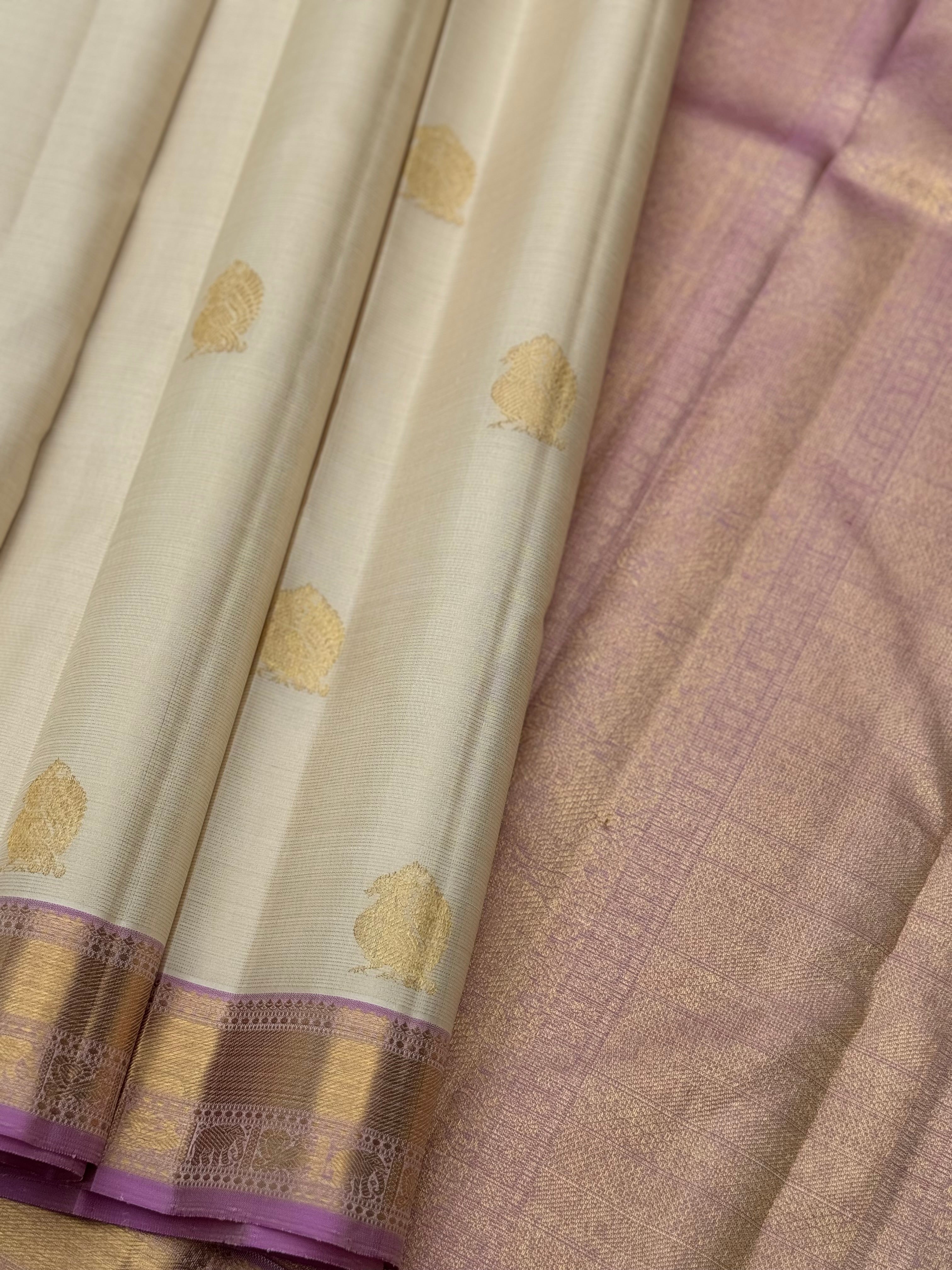 Heirloom Vairaoosi Pure Handwoven Silk Kanchivaram Saree