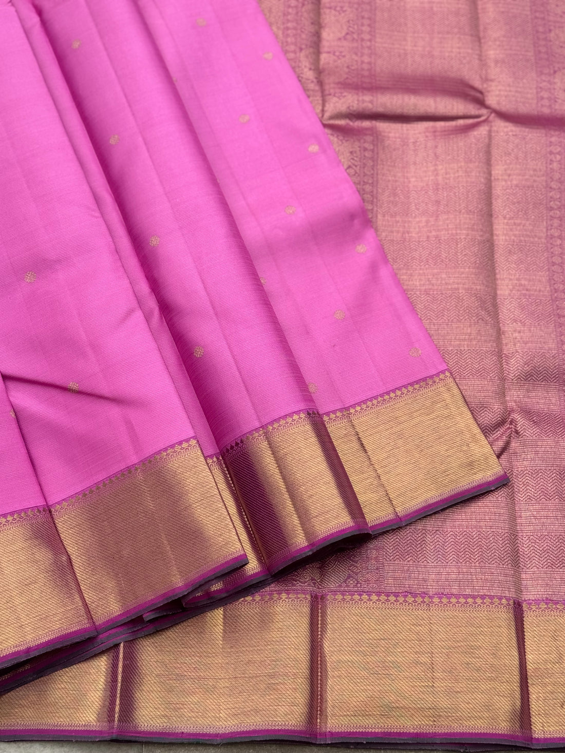 Lilac Heirloom Vairaoosi Kanchivaram Silk Saree