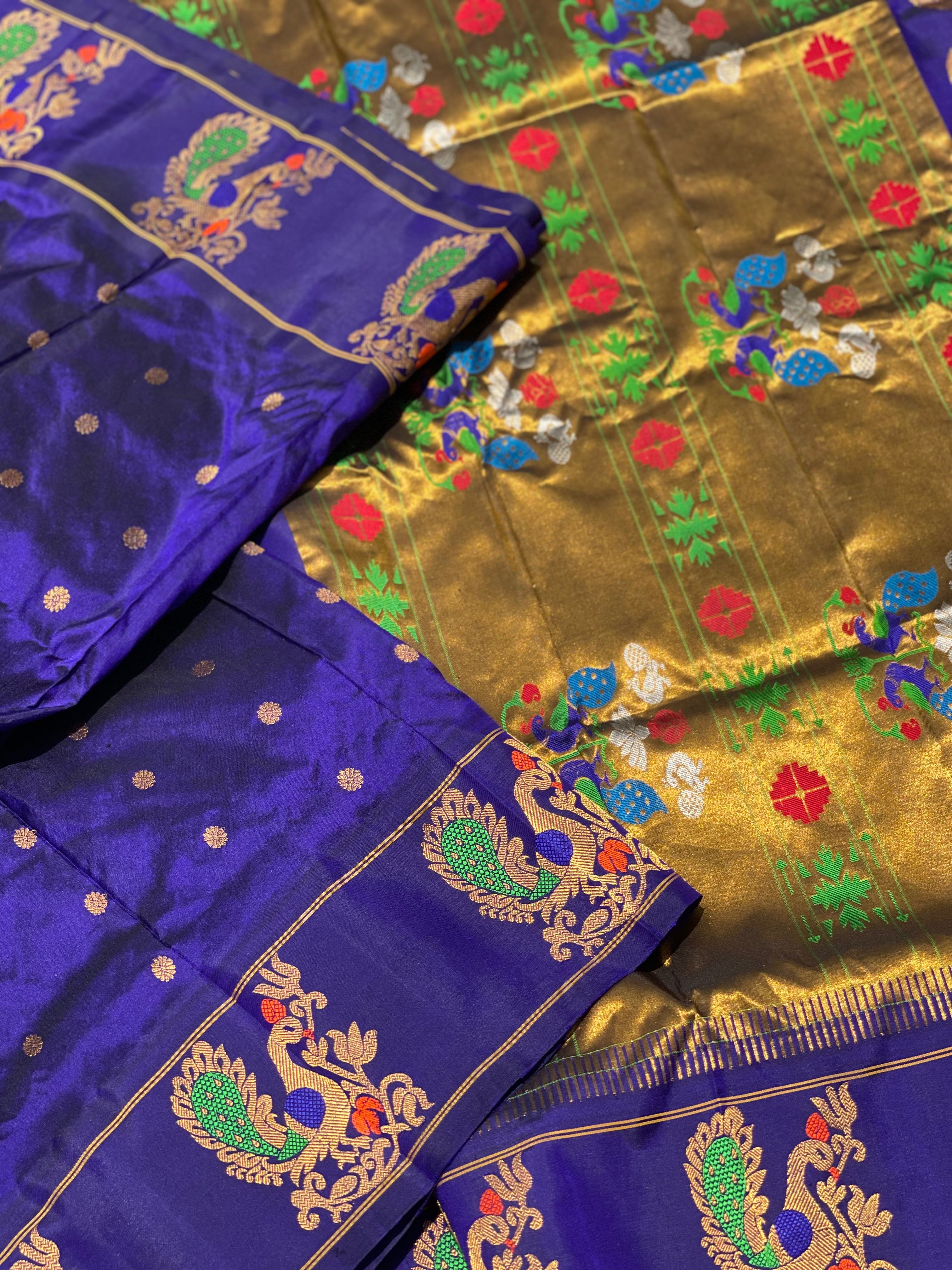 Gadwal Paithani Silk Saree