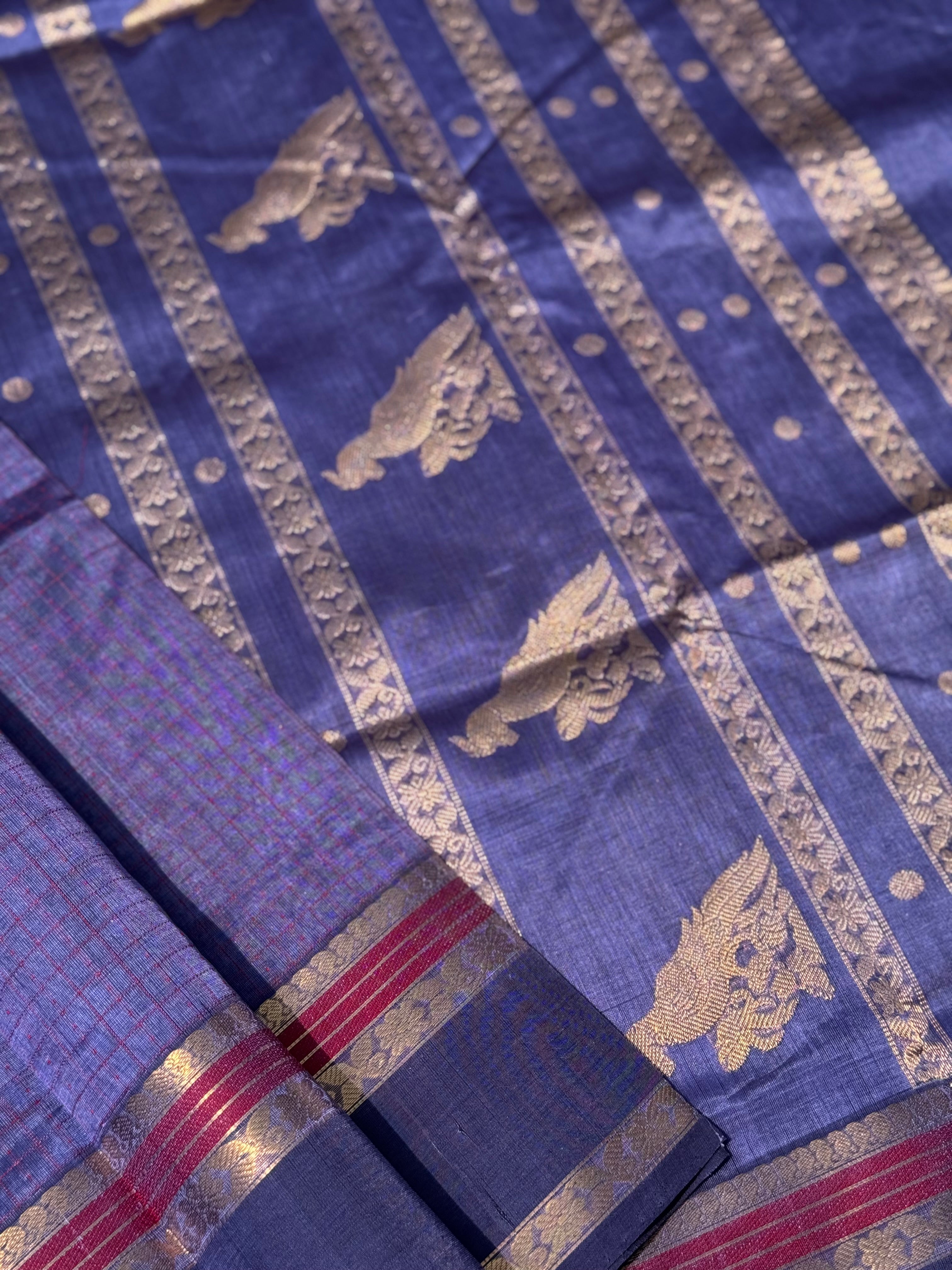Lakshadeepam Kanchi Silk Cotton Saree