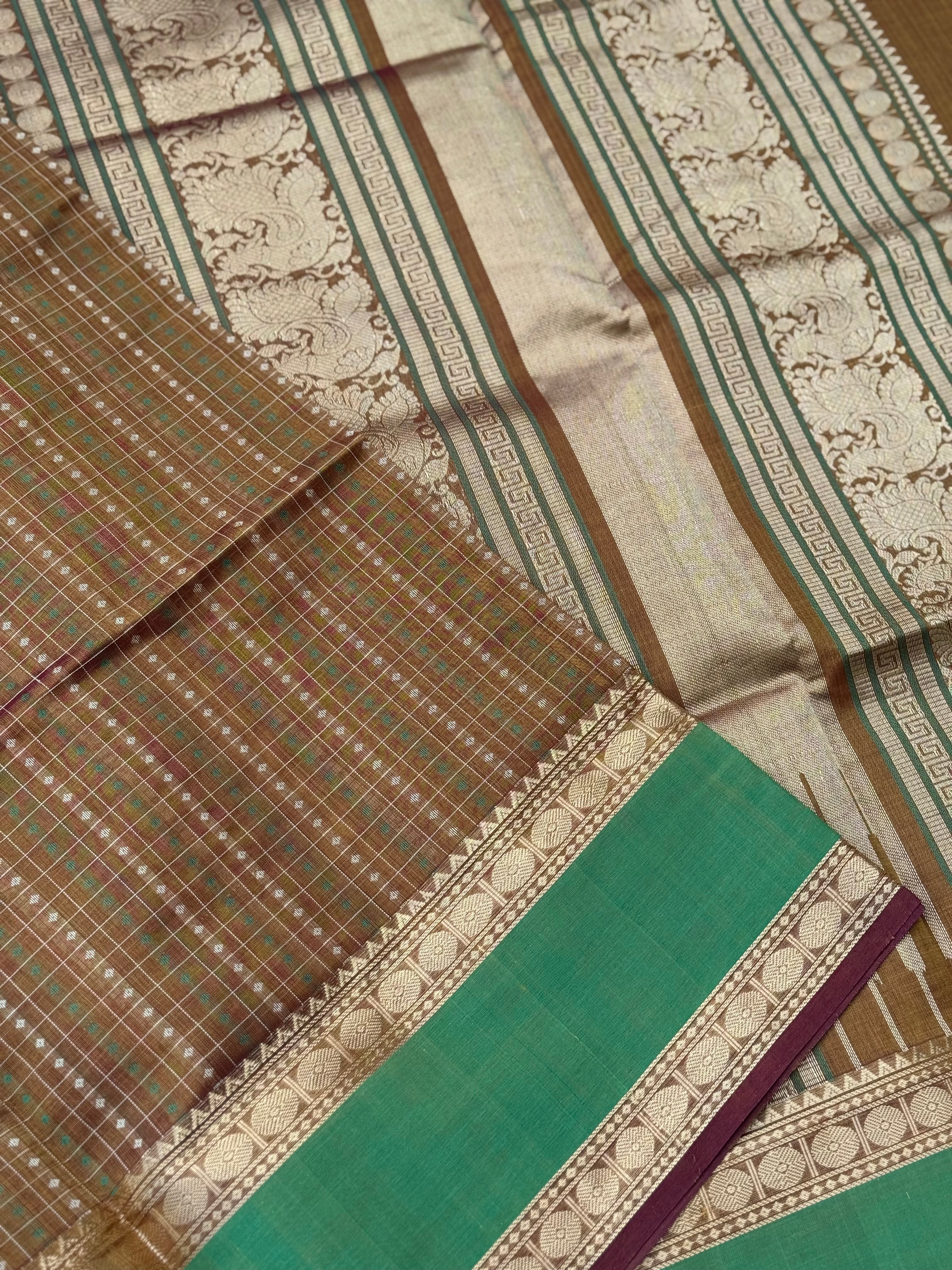 Kanchi silk cotton saree