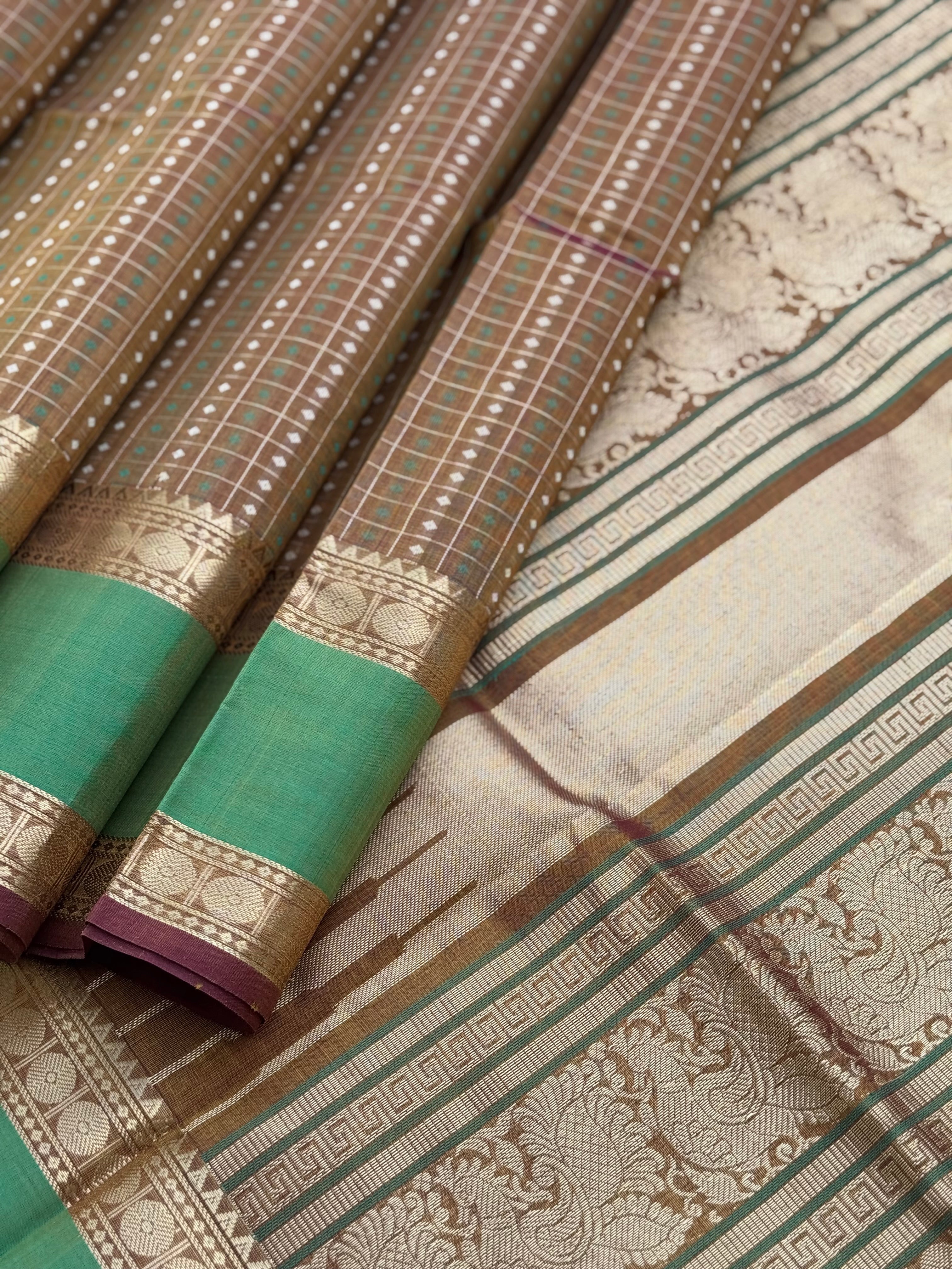 Kanchi silk cotton saree
