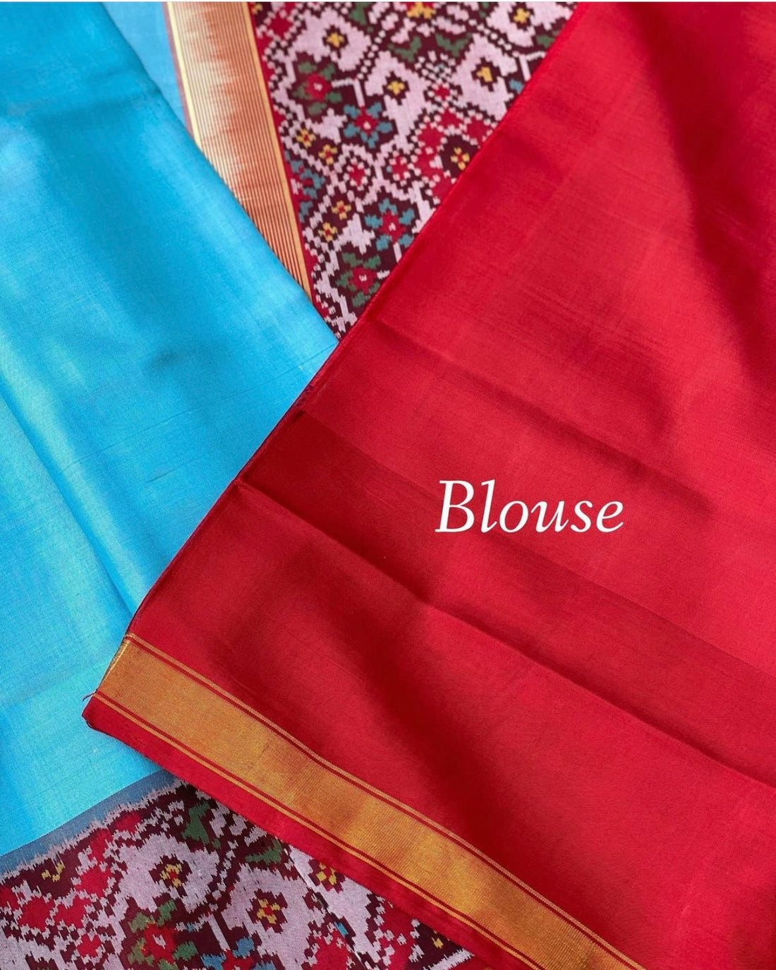 Handwoven Rajkot Patola Single Ikkat Silk Saree