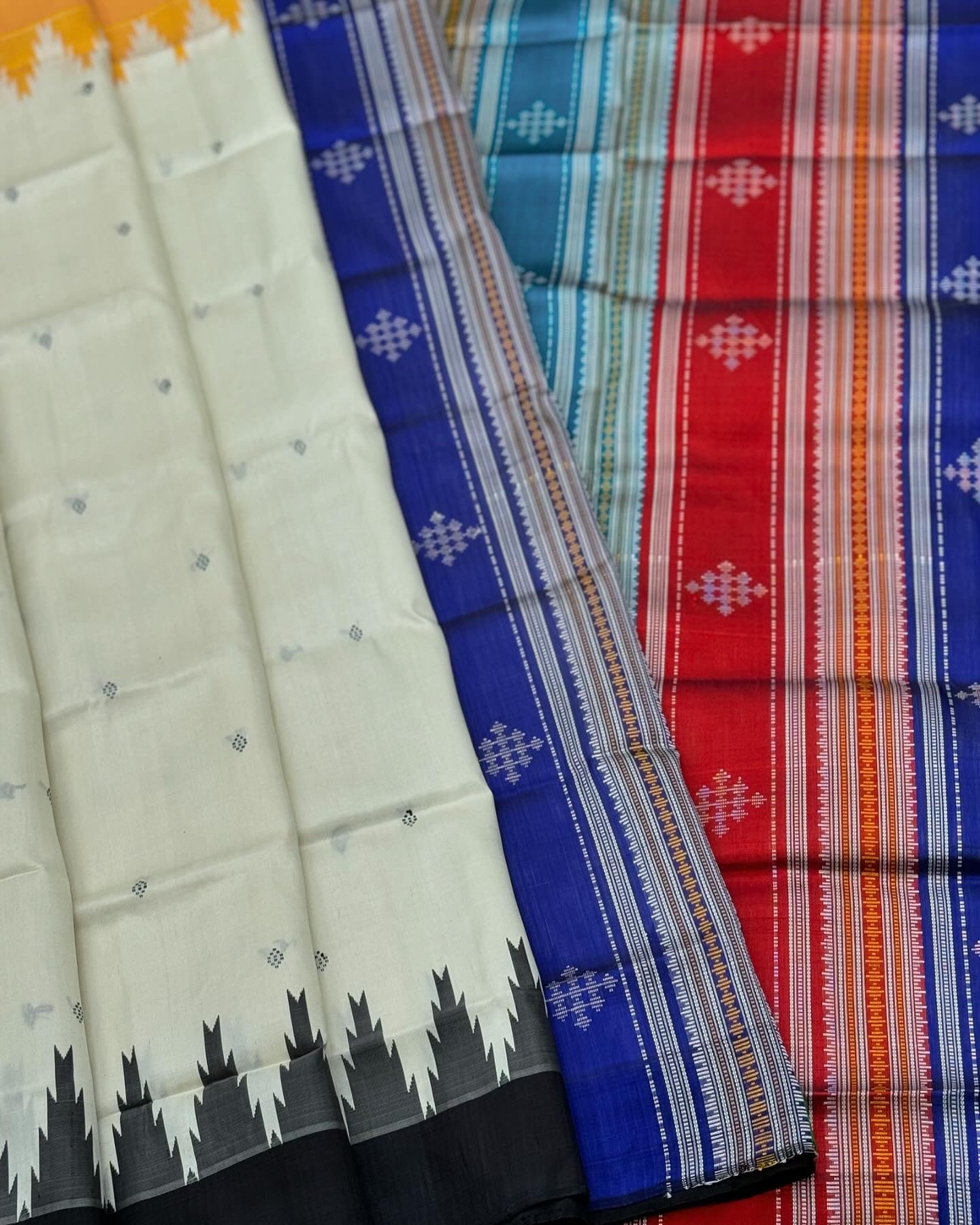 An elegant Berhampuri patta Silk saree from Odisha