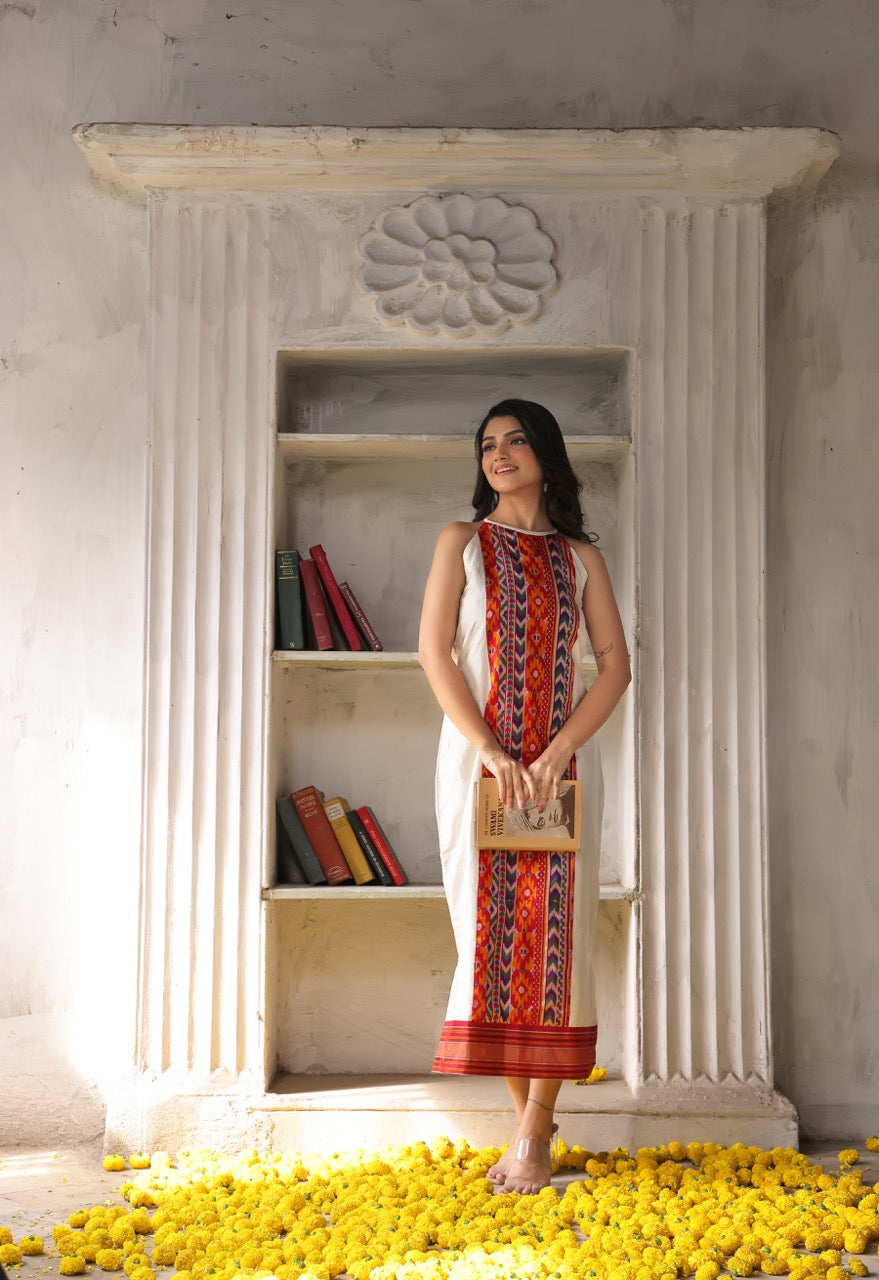 An Uber exclusive ready to wear halter neck dress