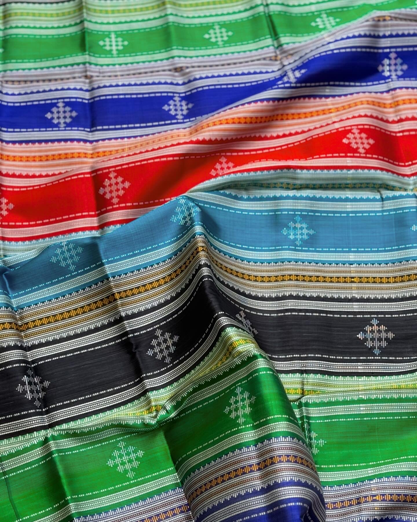 An elegant Berhampuri patta Silk saree from Odisha