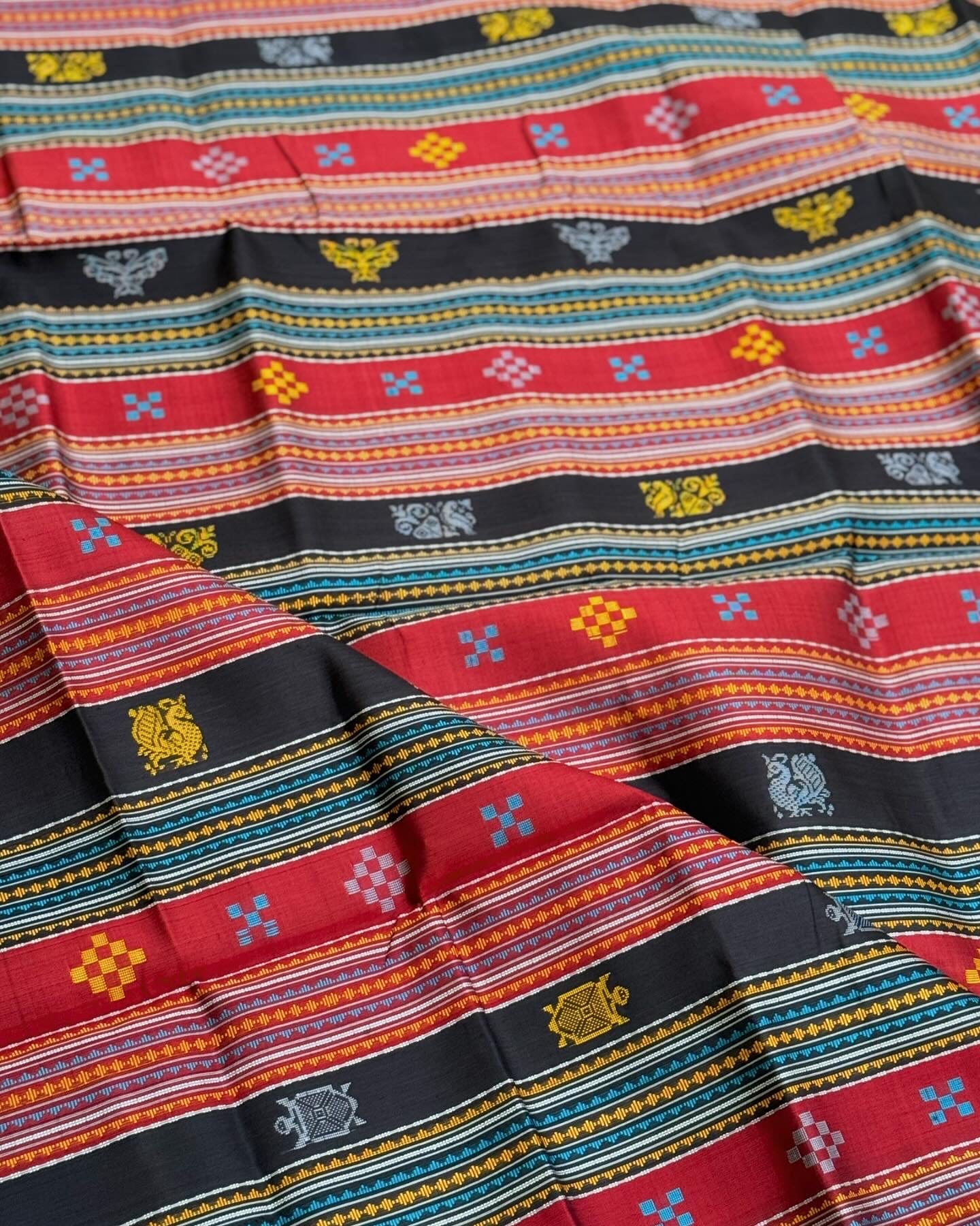 An elegant Berhampuri patta Silk saree from Odisha