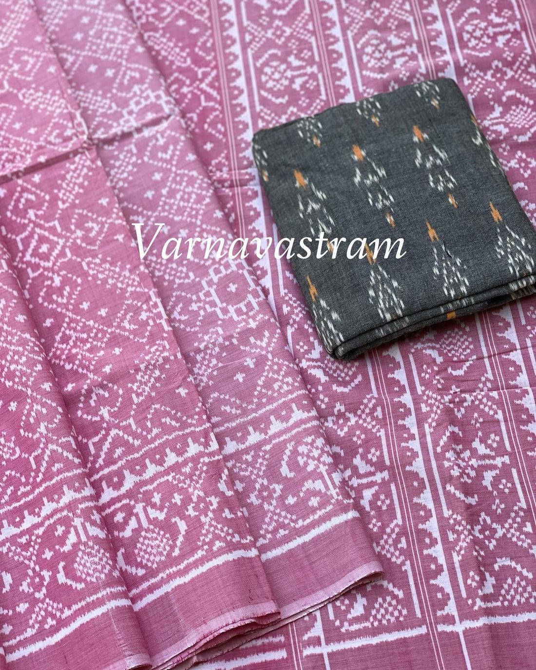 Patola Ikkat Cotton Saree