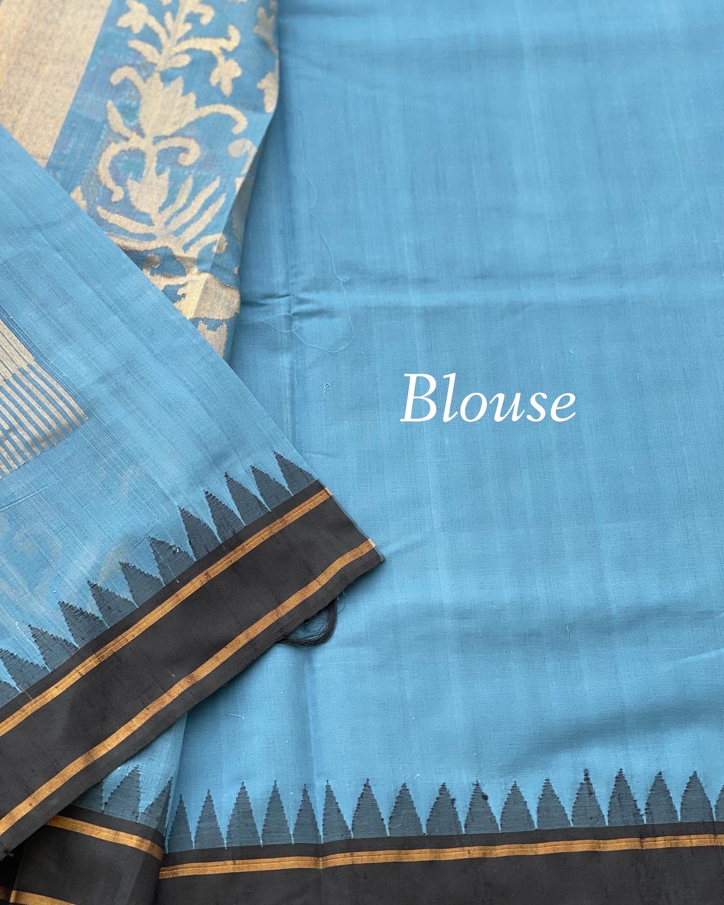 Ponduru Khadi Jamdani cotton Saree