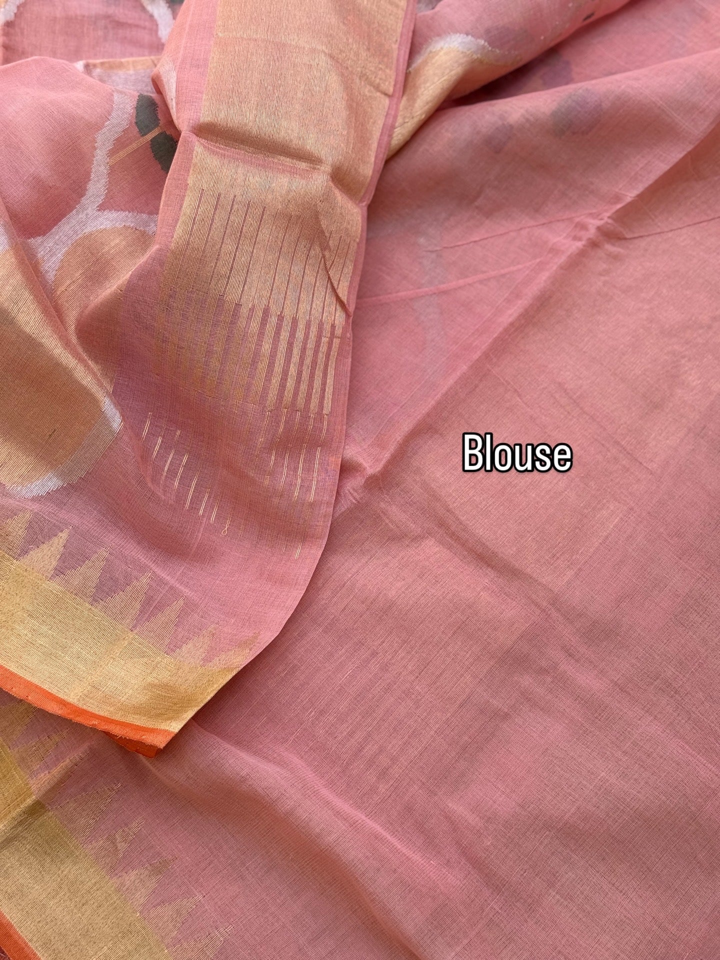 Full jaal weave ponduru Khadhi jamdani saree