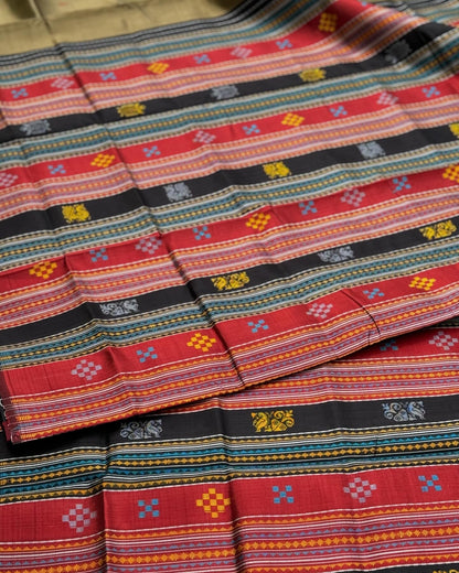 An elegant Berhampuri patta Silk saree from Odisha