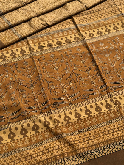 EYARKAI - NATURAL DYE KODALIKARUPPUR BLOCK PRINTS ON HANDSPUN COTTON