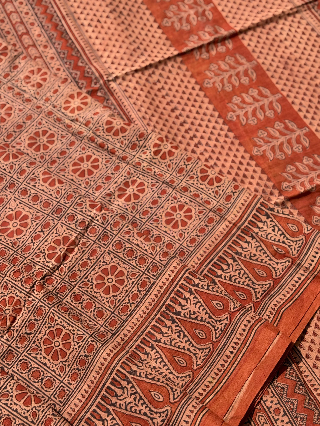 EYARKAI - NATURAL DYE KODALIKARUPPUR BLOCK PRINTS ON HANDSPUN COTTON