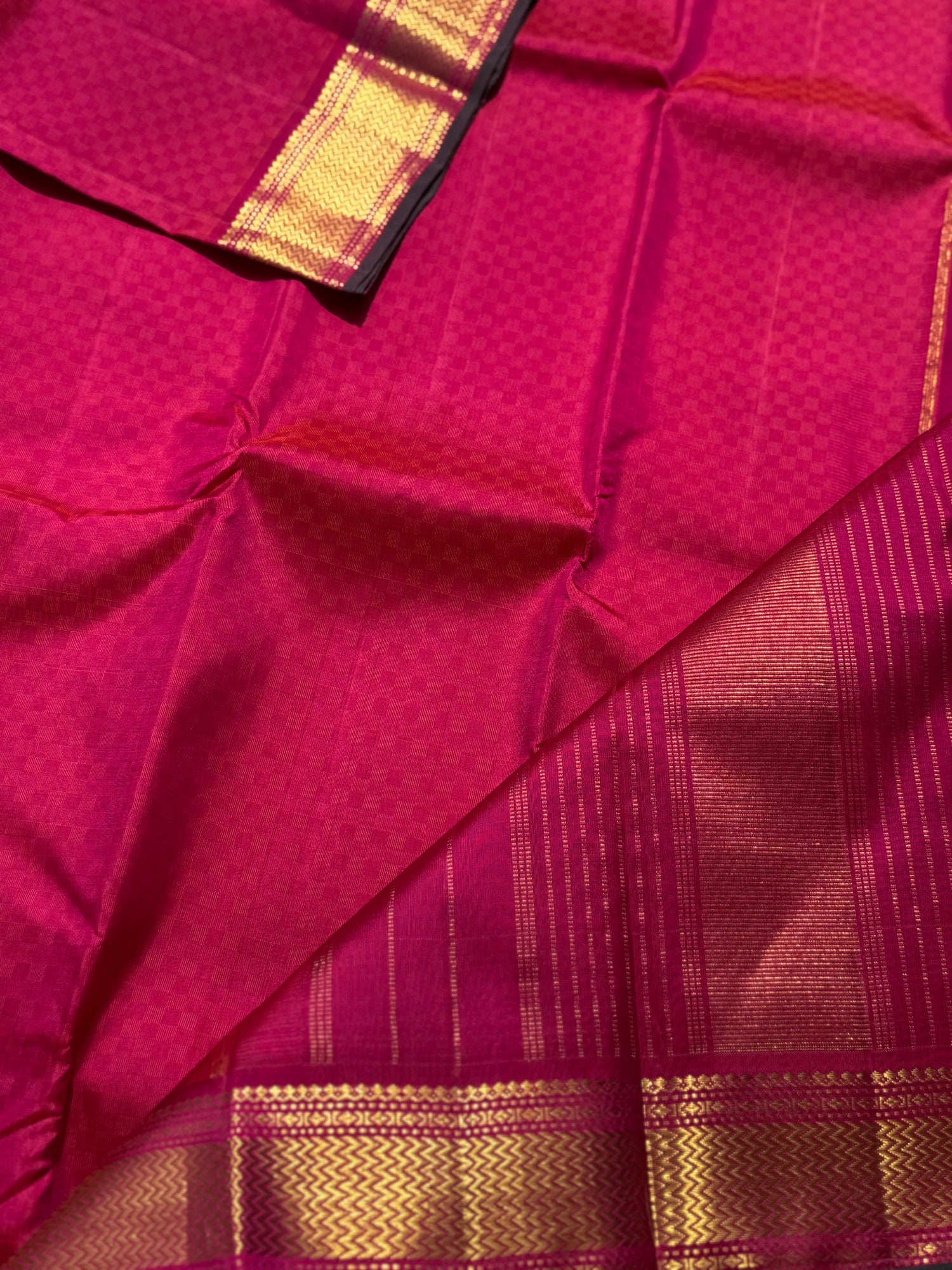 A masterpiece Paimadi kanchivaram silk saree with vanki zari border
