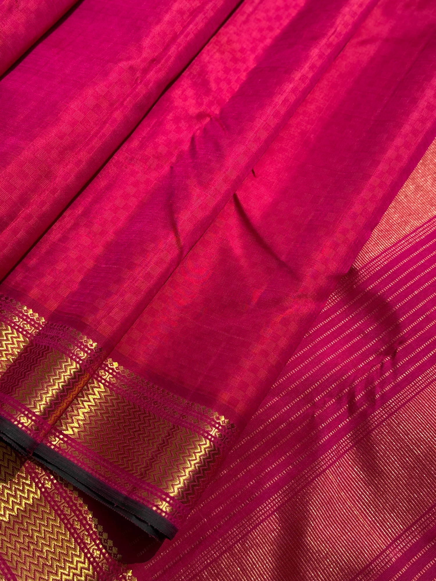 A masterpiece Paimadi kanchivaram silk saree with vanki zari border