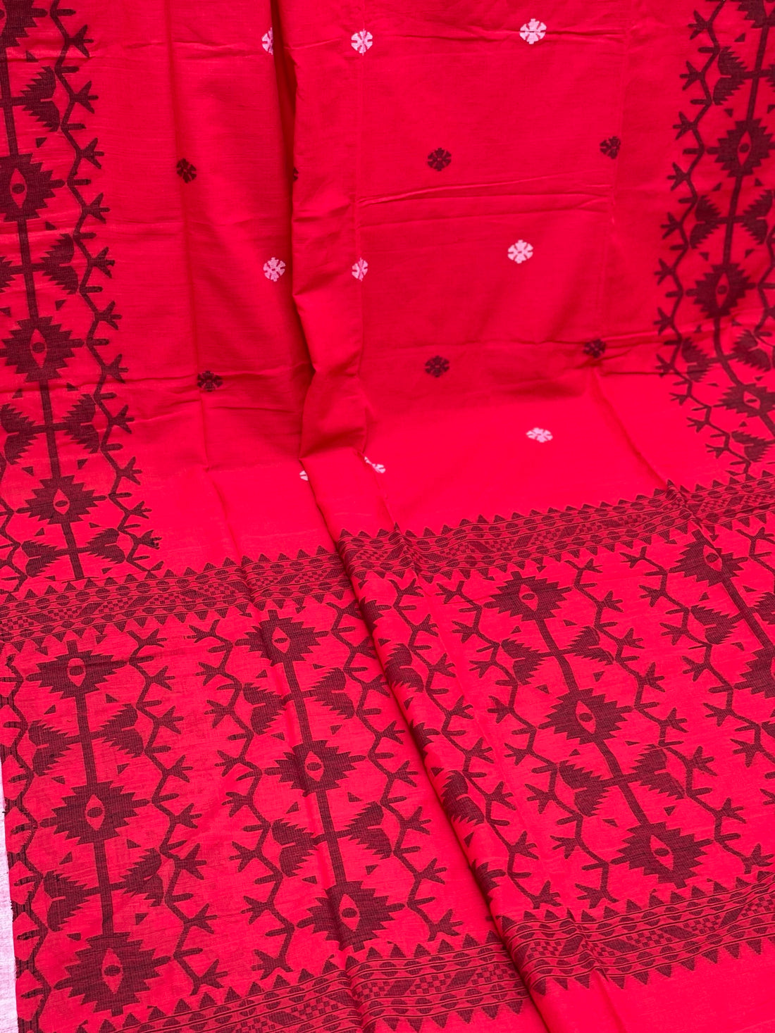 Soft Cotton Bengal Jamdani Saree