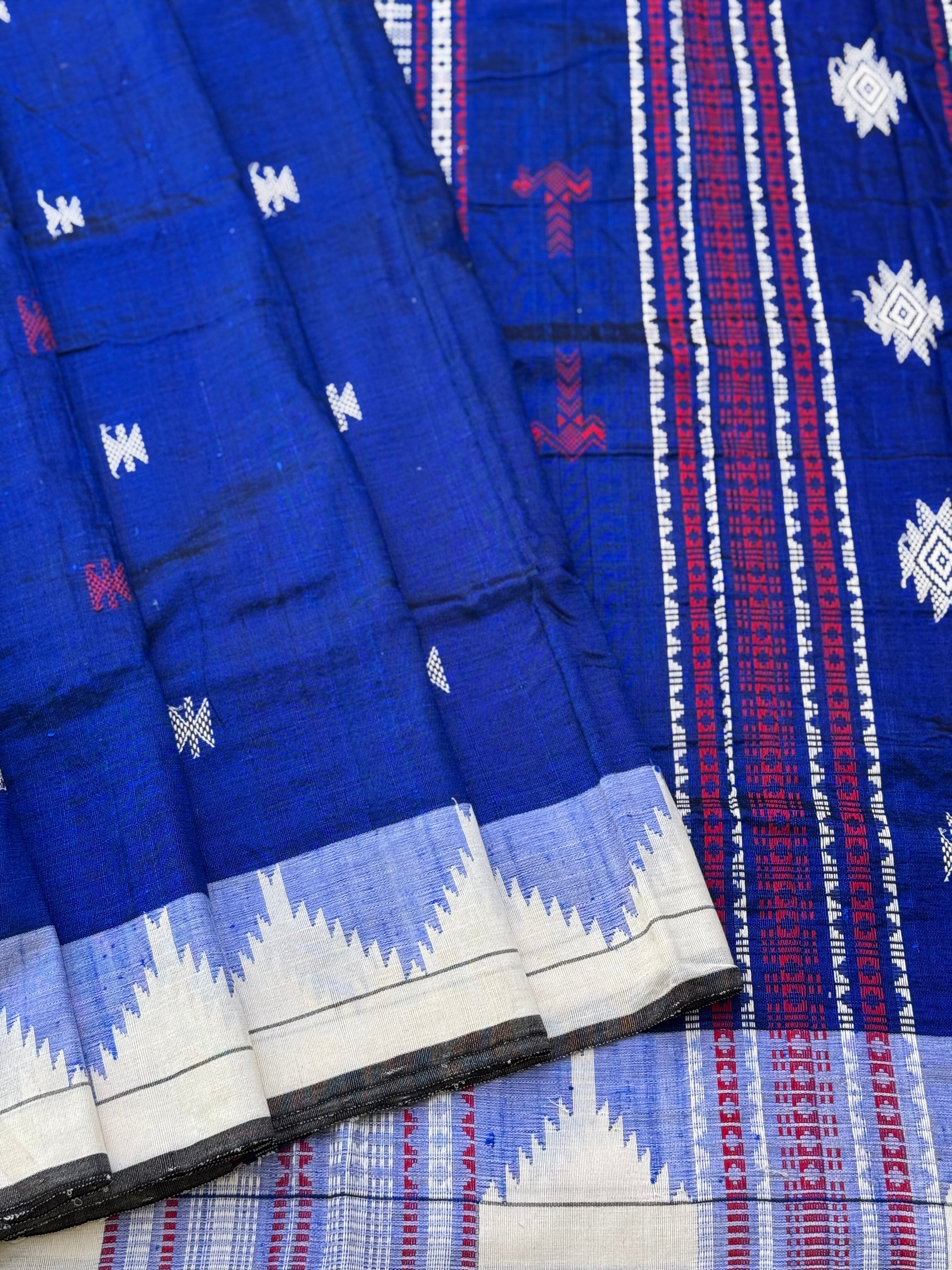 Organic tussar by cotton kotpad Odisha weave saree