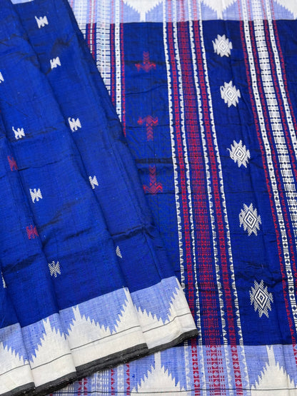 Organic tussar by cotton kotpad Odisha weave saree