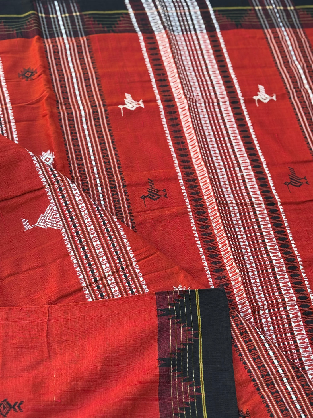 Organic tussar by cotton kotpad Odisha weave saree