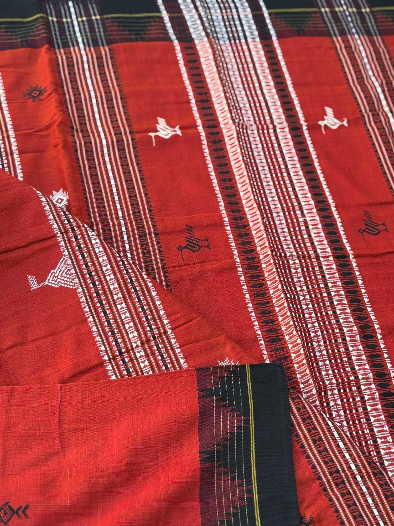 Organic tussar by cotton kotpad Odisha weave saree