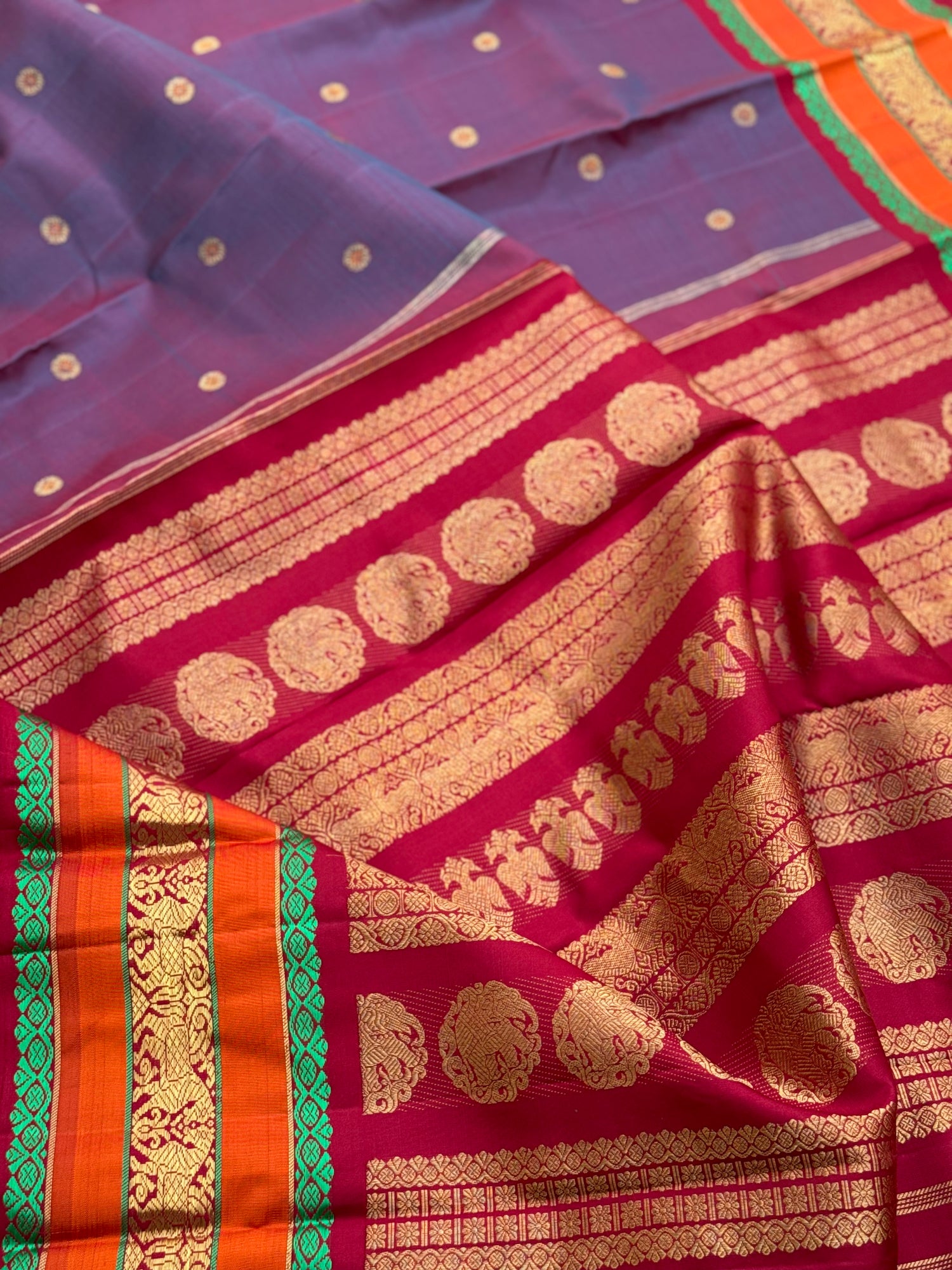 ATHIPUU- Exquisite masterpiece kanchivaram silk saree