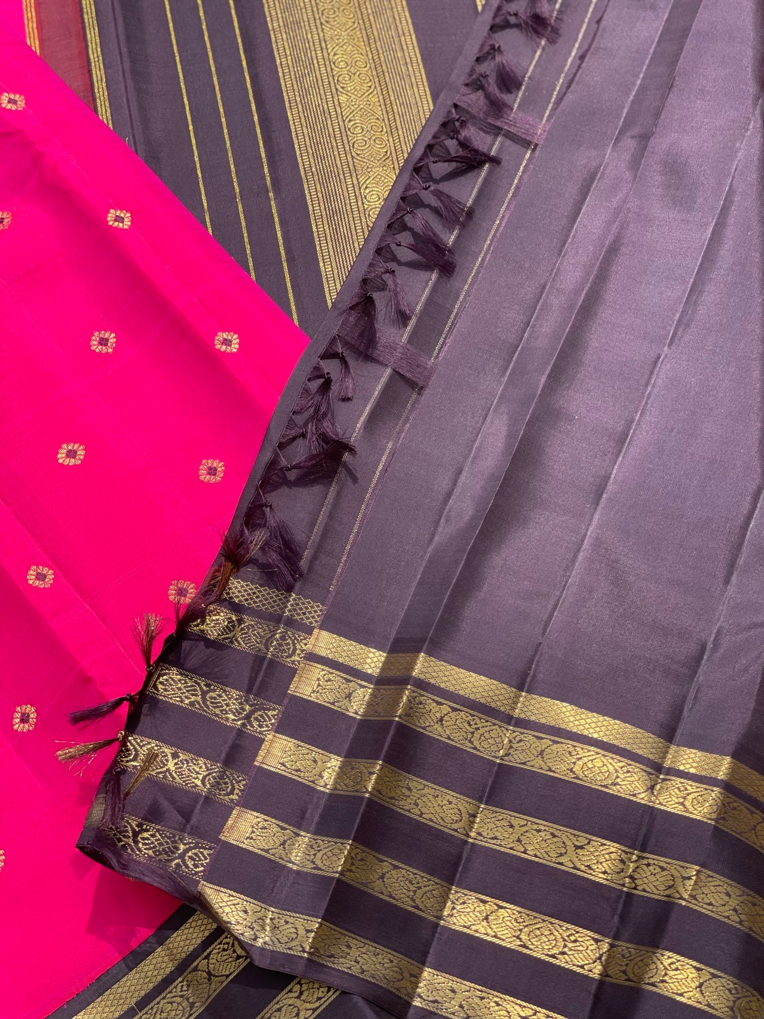 Revival Vintage Korvai Kanchi Silk Saree