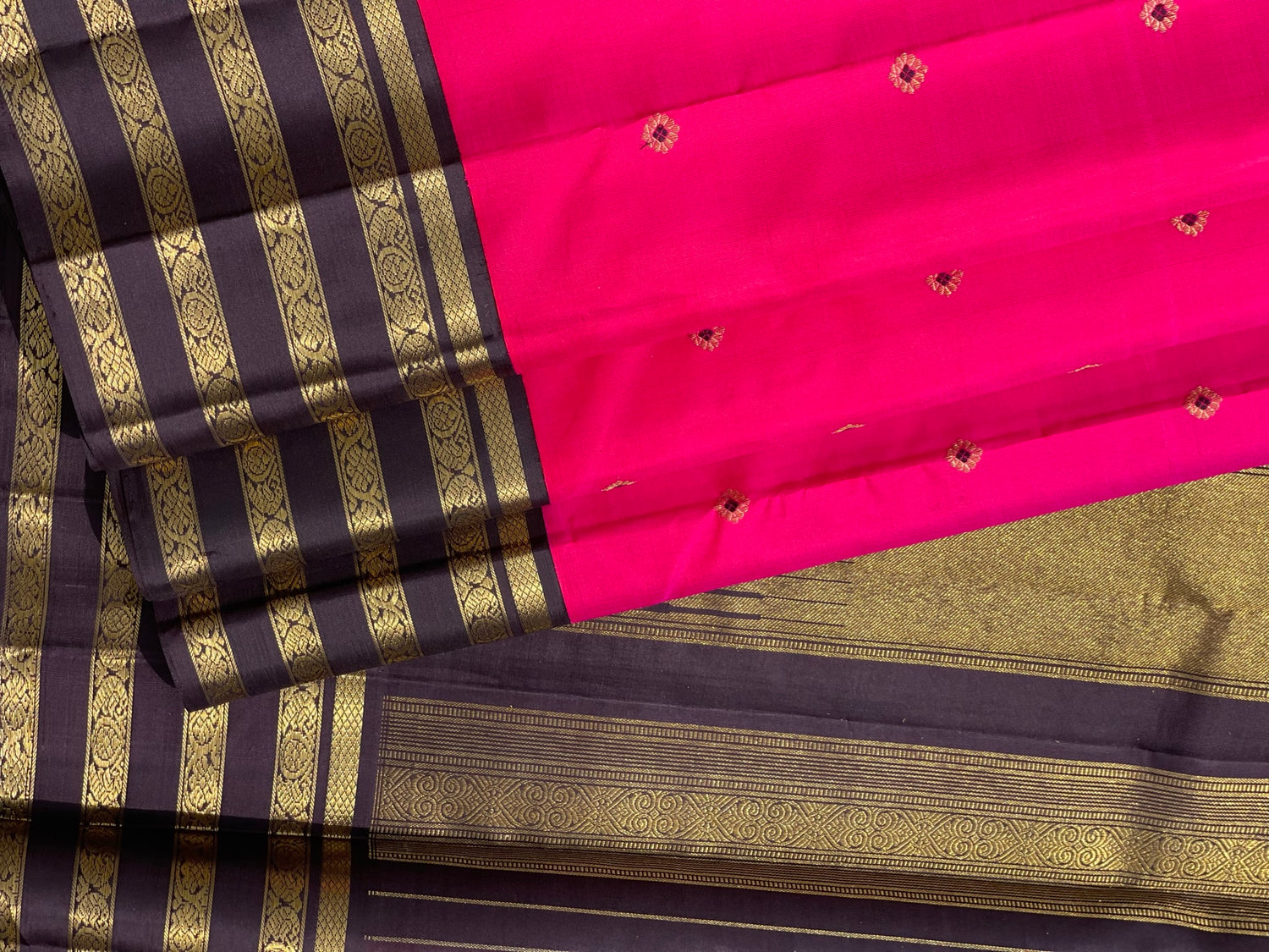 Revival Vintage Korvai Kanchi Silk Saree