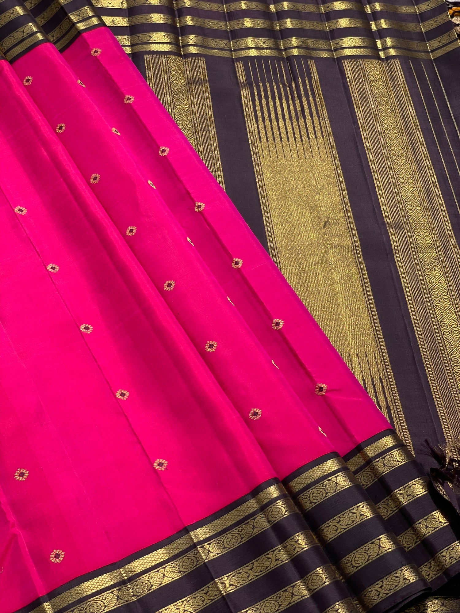 Revival Vintage Korvai Kanchi Silk Saree