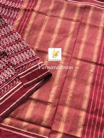 Premium Exclusive Contemporary Silk Ikkat Saree