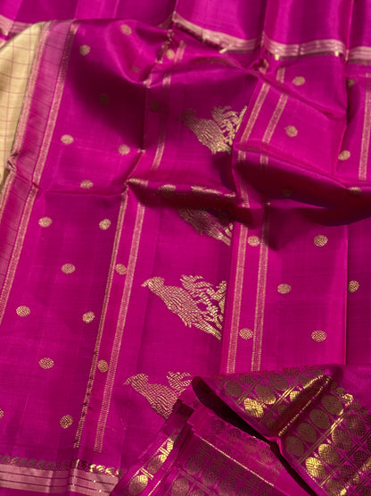 A Masterpiece Revival Kalakshetra kanchivaram korvai silk saree