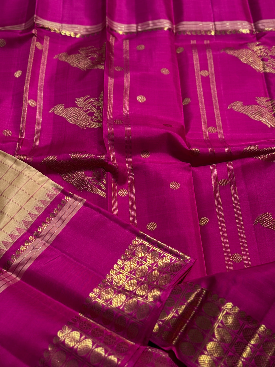 A Masterpiece Revival Kalakshetra kanchivaram korvai silk saree