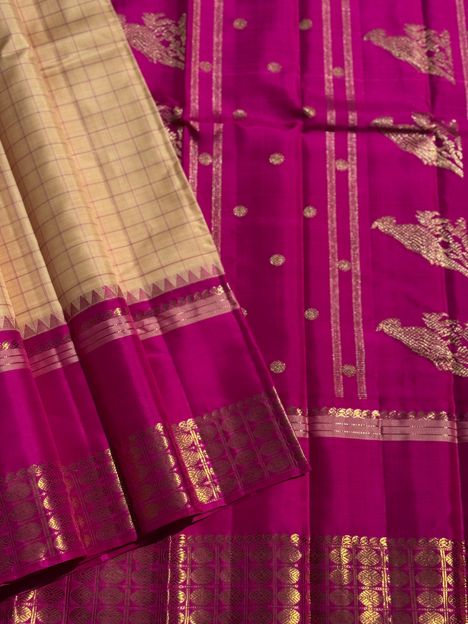 A Masterpiece Revival Kalakshetra kanchivaram korvai silk saree