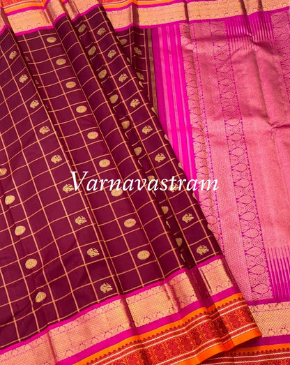 Exclusive RettaiKorvai Kanchivaram Silk Saree