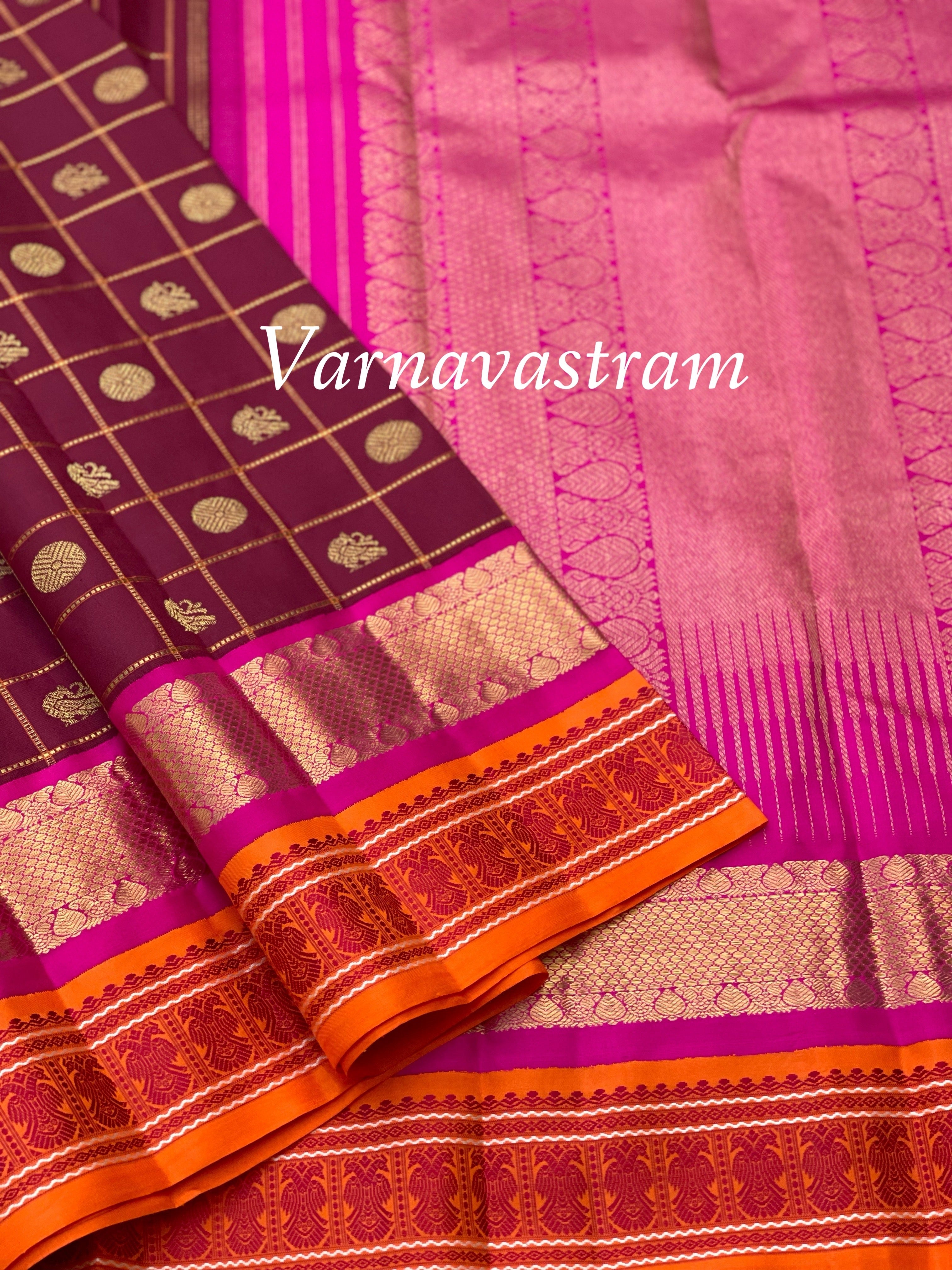 Exclusive RettaiKorvai Kanchivaram Silk Saree